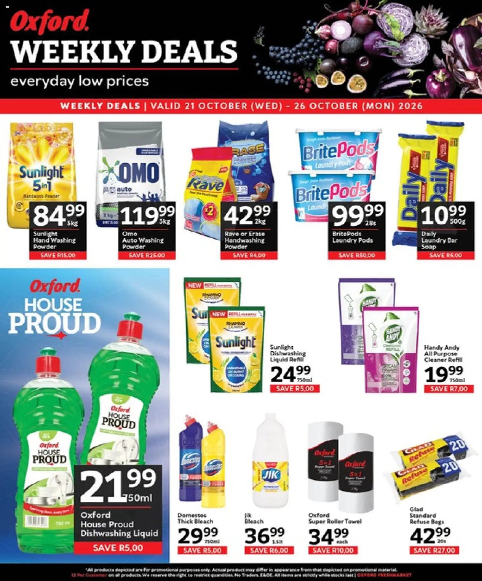 Oxford Freshmarket Specials