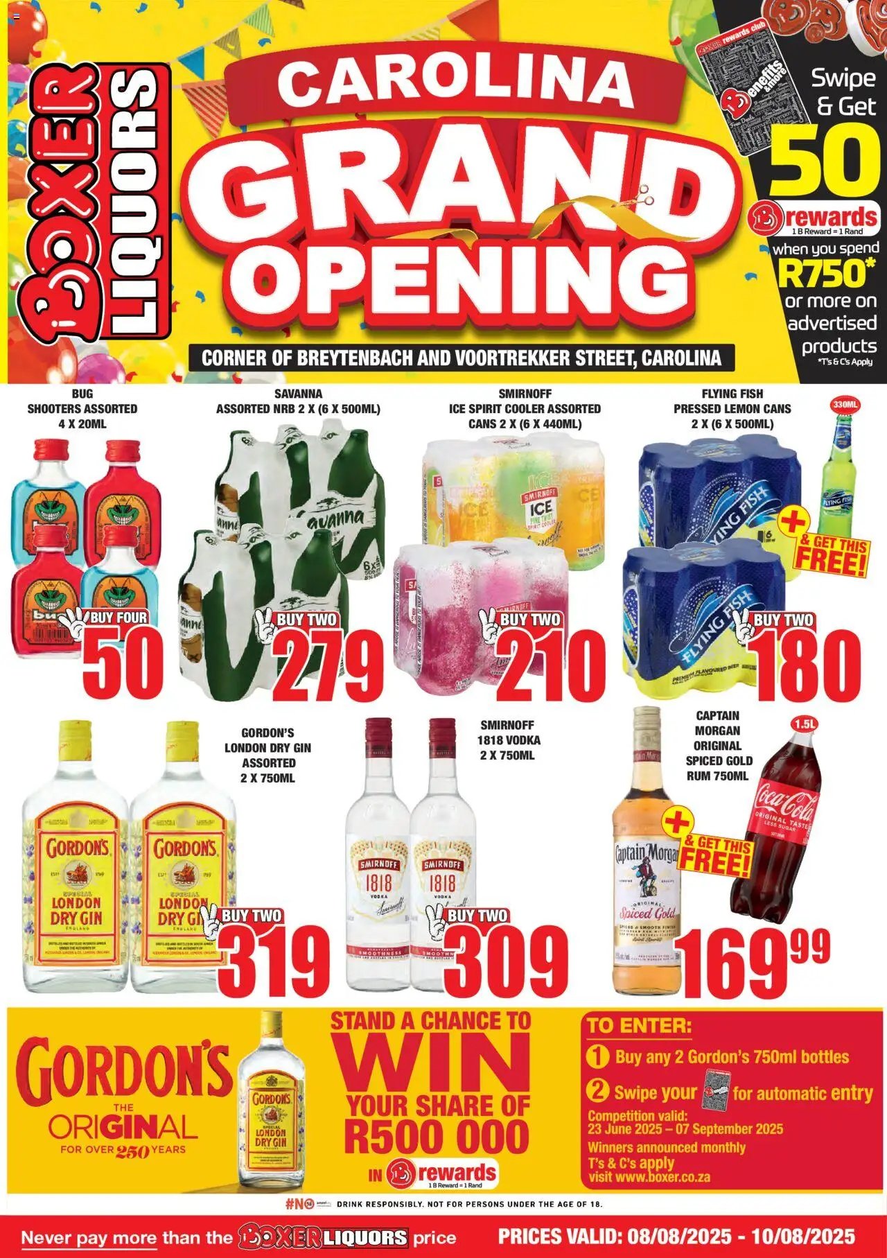 Boxer - Mpumalanga - Carolina Liquor Grand Opening (2025-08-08 - 2025-08-10) | 1