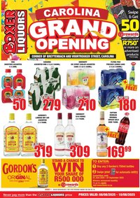 Boxer - Mpumalanga - Carolina Liquor Grand Opening (2025-08-08 - 2025-08-10)