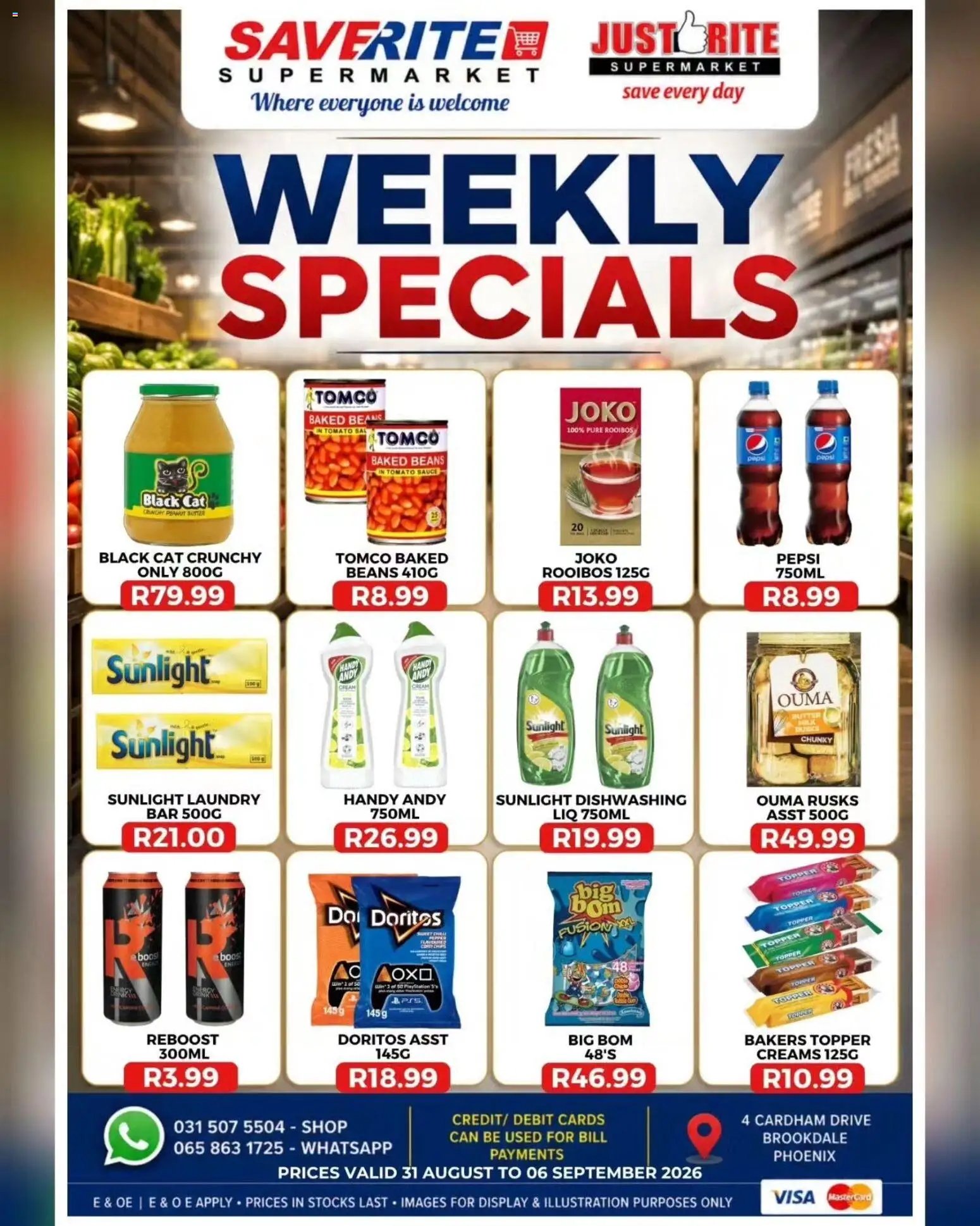 Saverite Specials