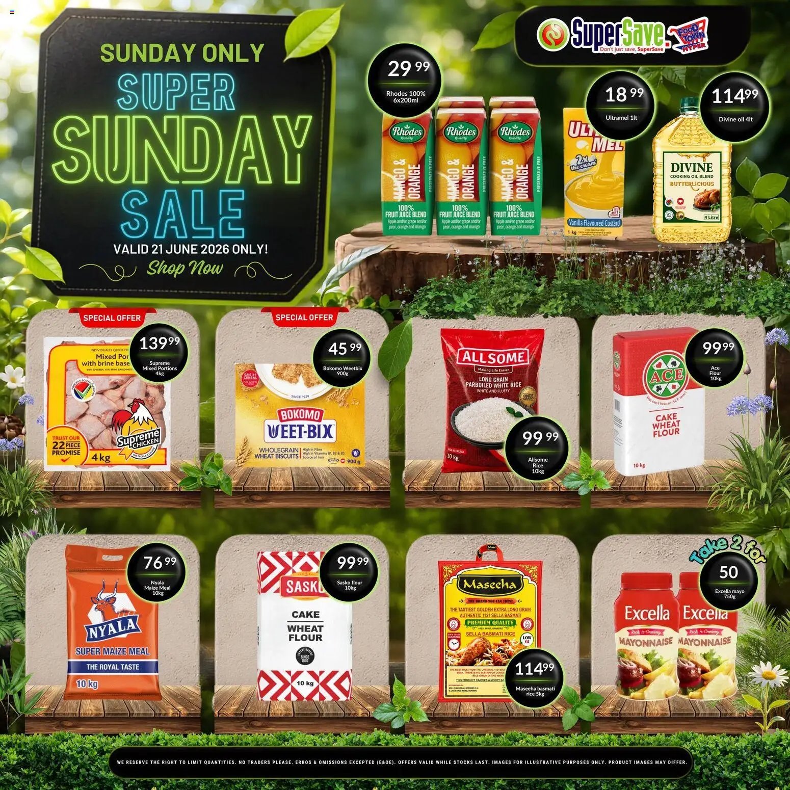 Super Save Sunday Savings