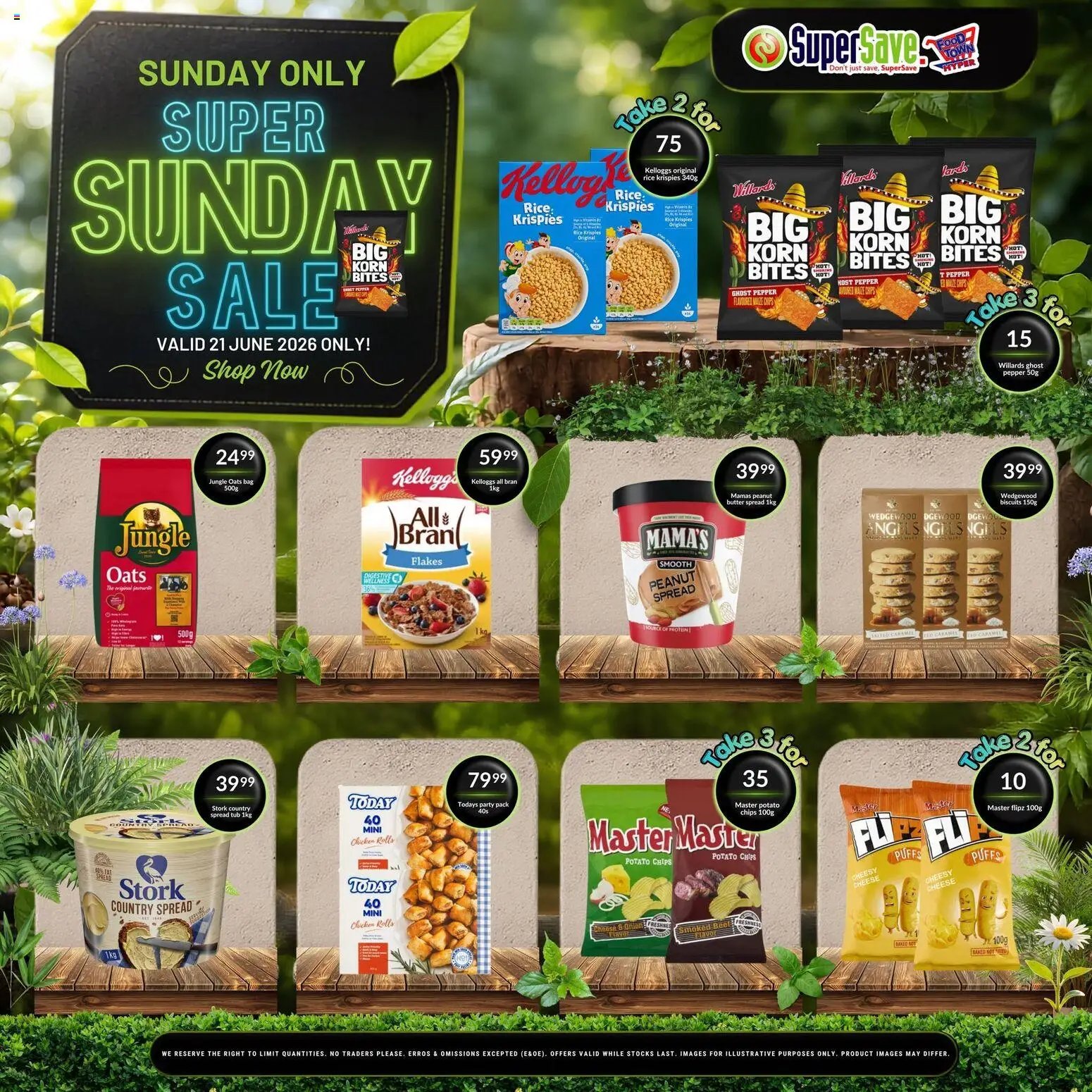 Super Save Sunday Savings
