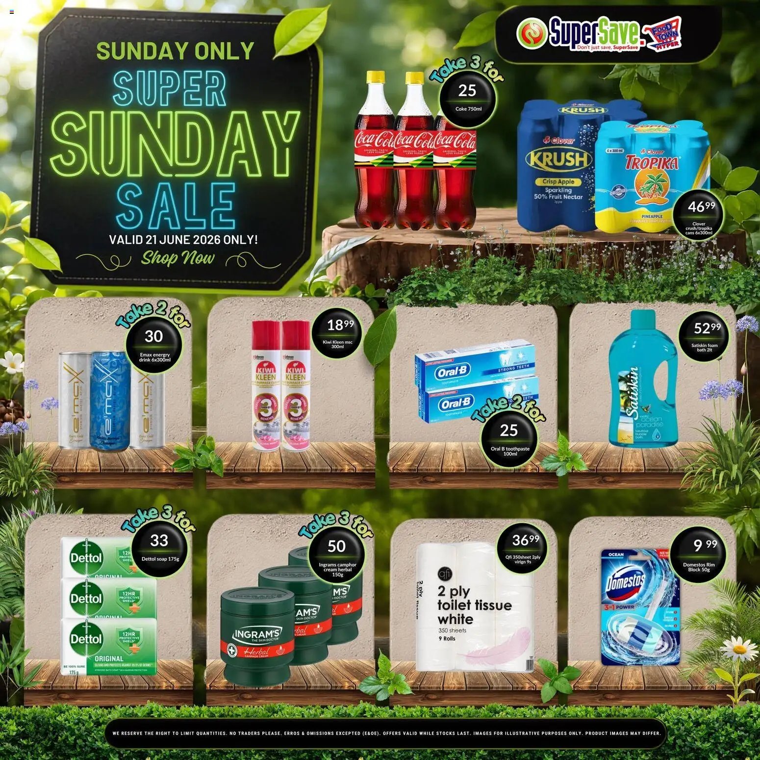 Super Save Sunday Savings