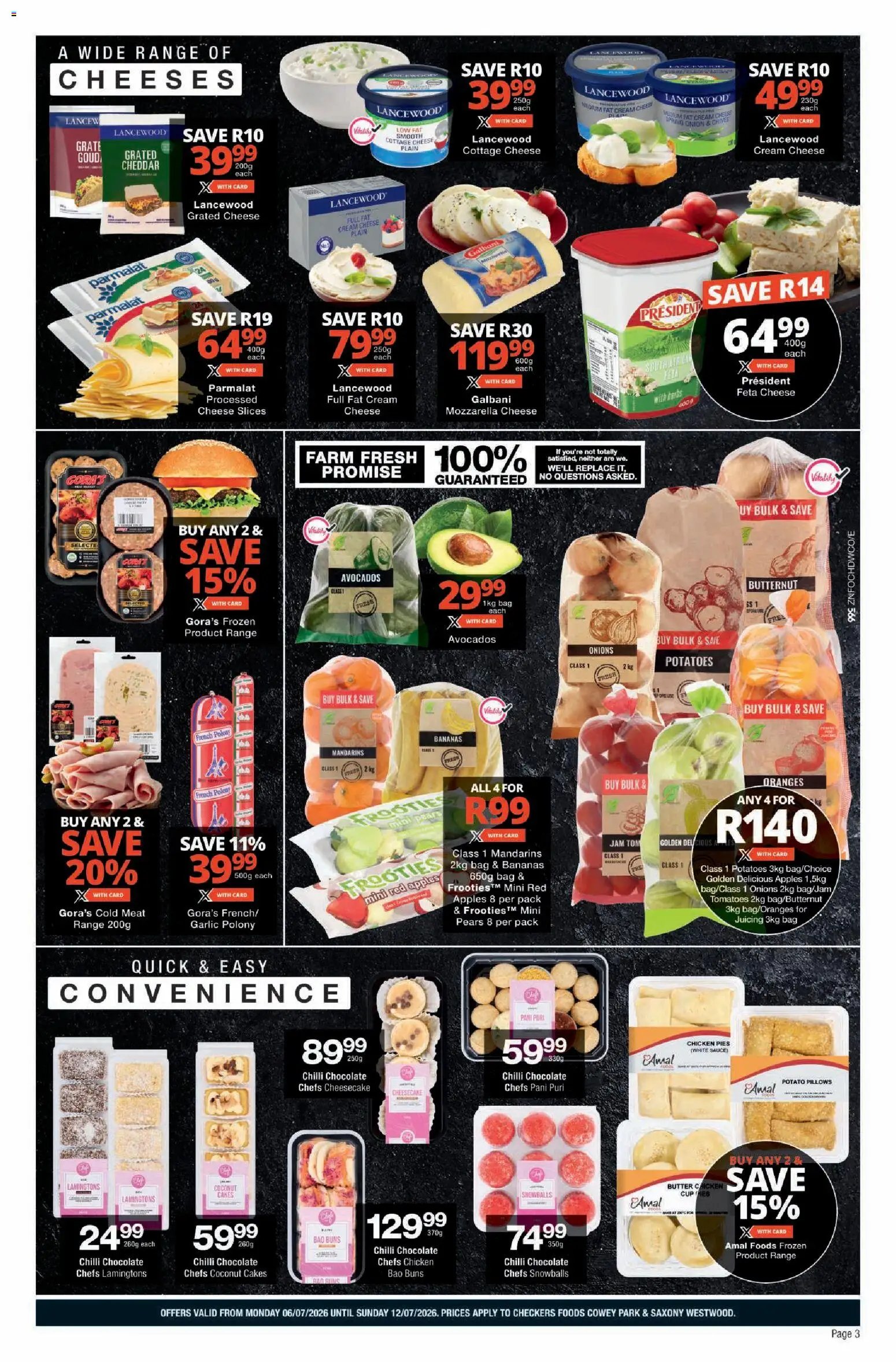 Checkers - Kwazulu Natal - Foods July Mid-Month Promotion
