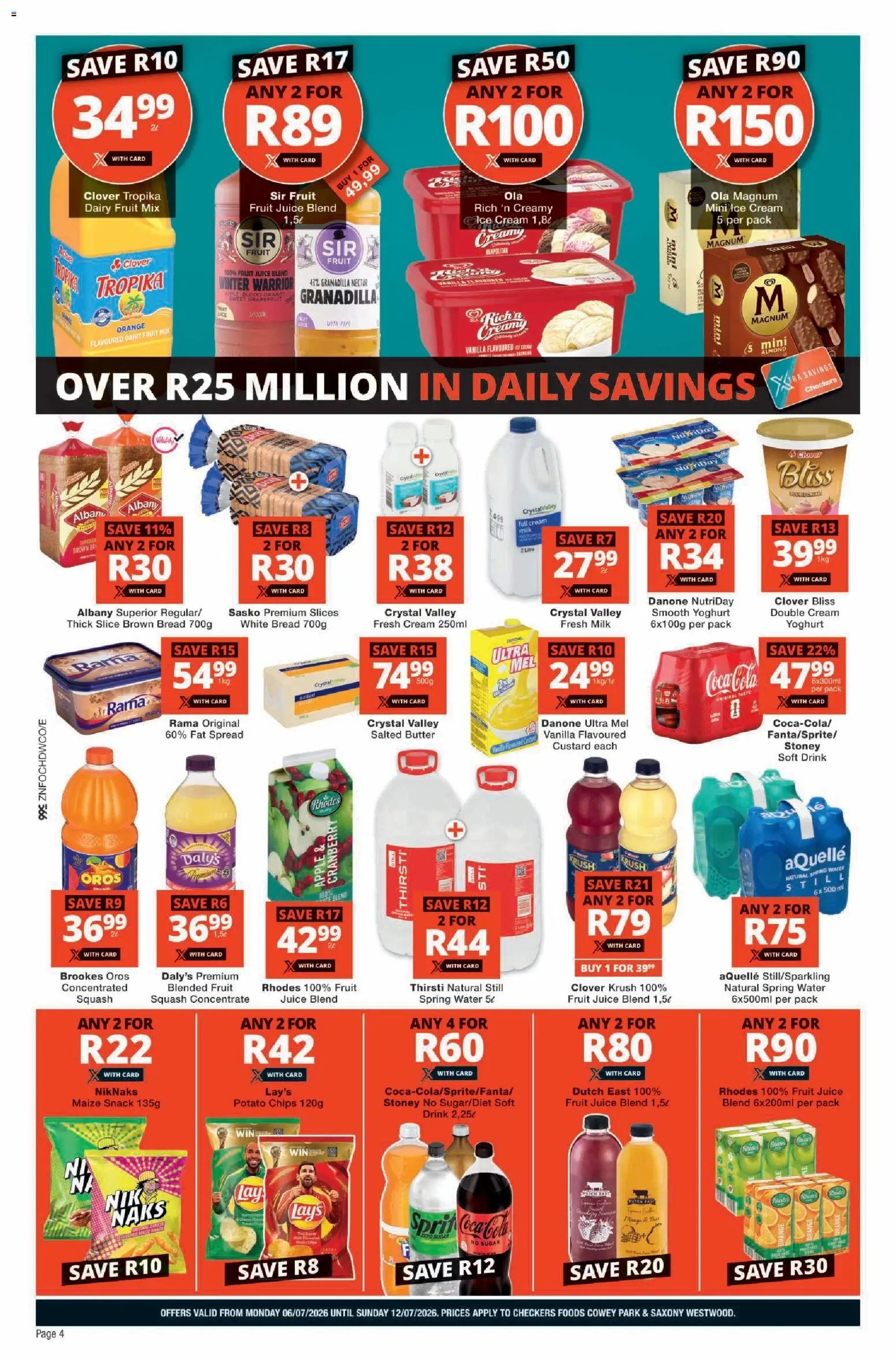 Checkers - Kwazulu Natal - Foods July Mid-Month Promotion