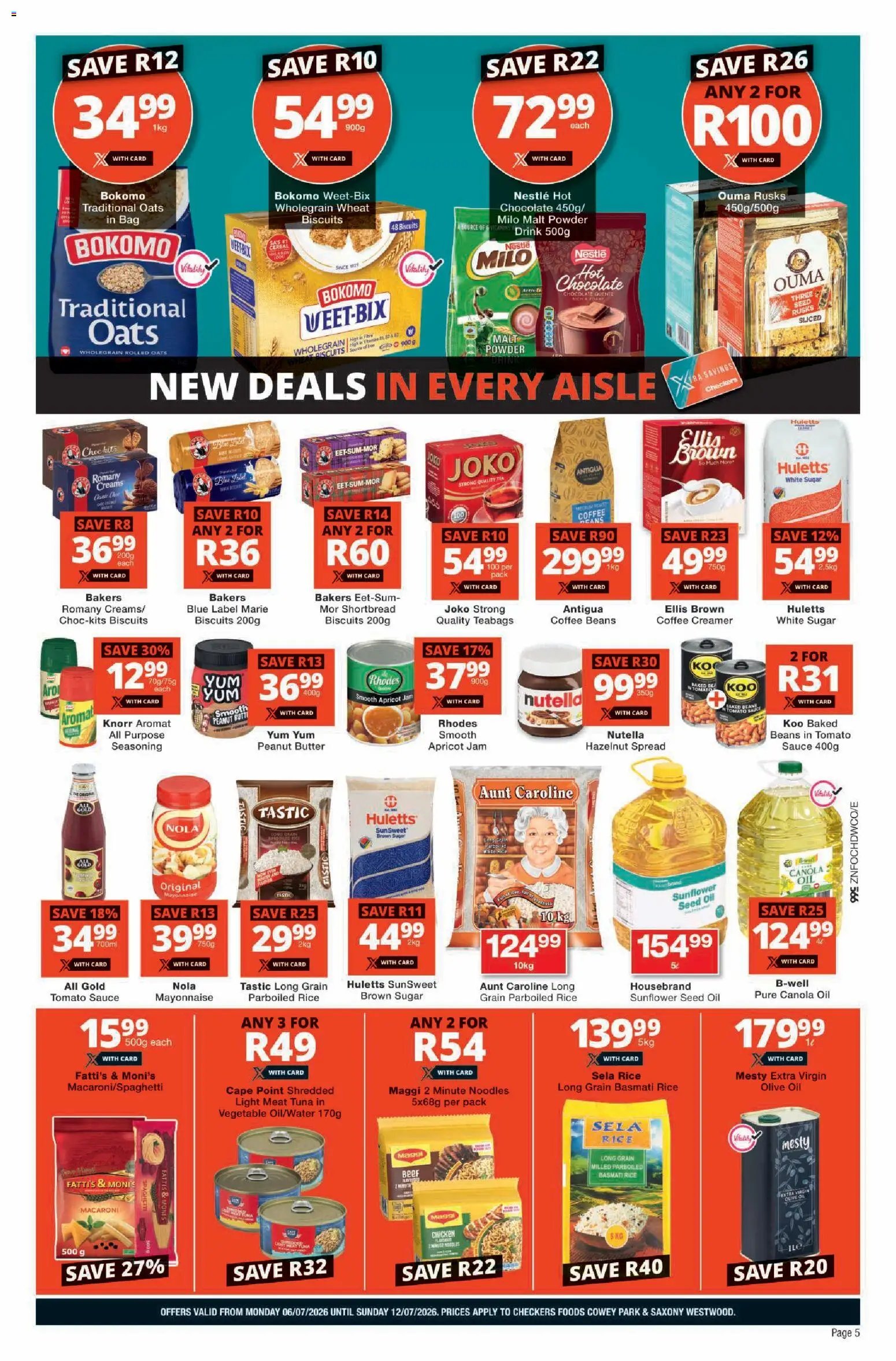 Checkers - Kwazulu Natal - Foods July Mid-Month Promotion