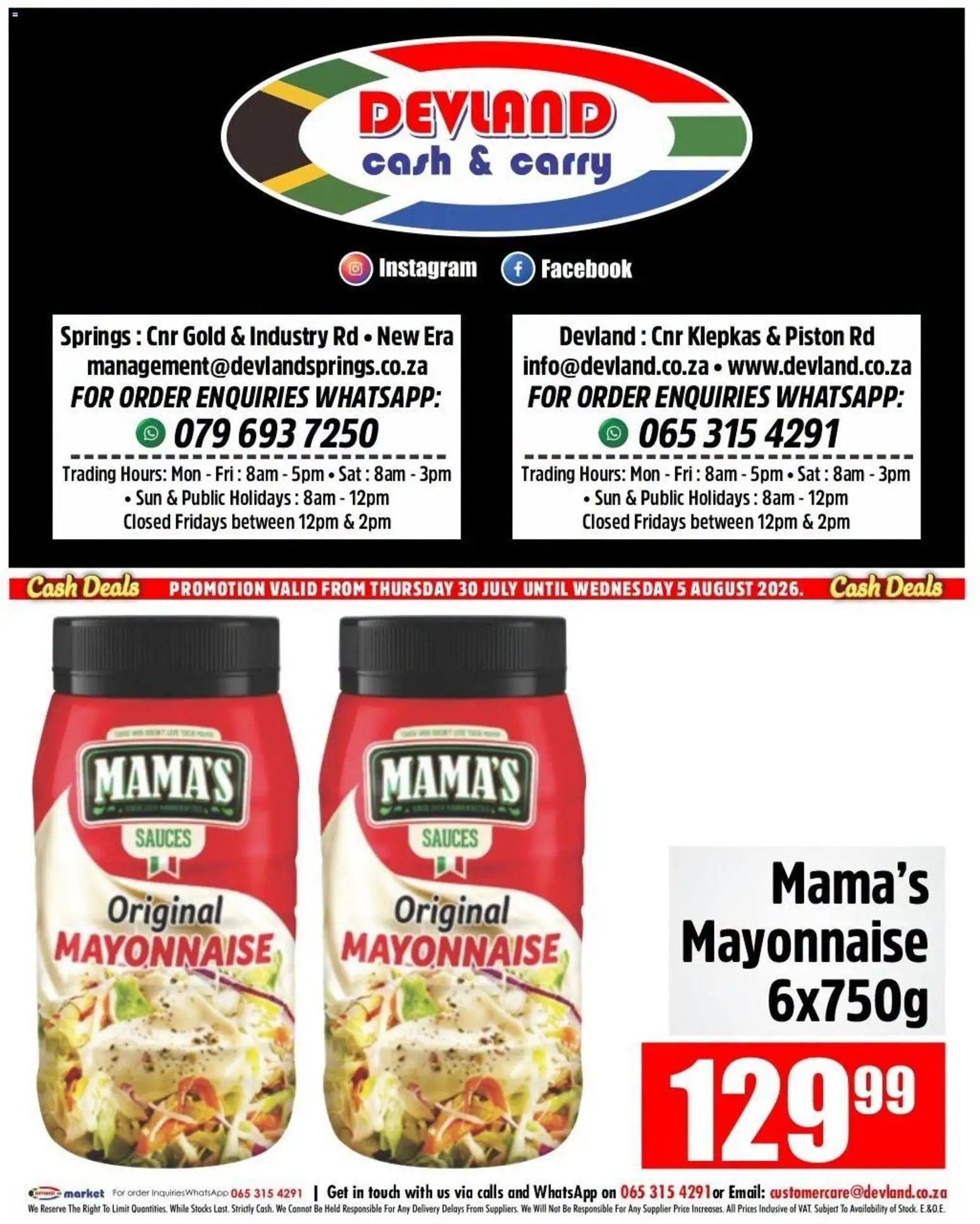 Devland Cash Deals