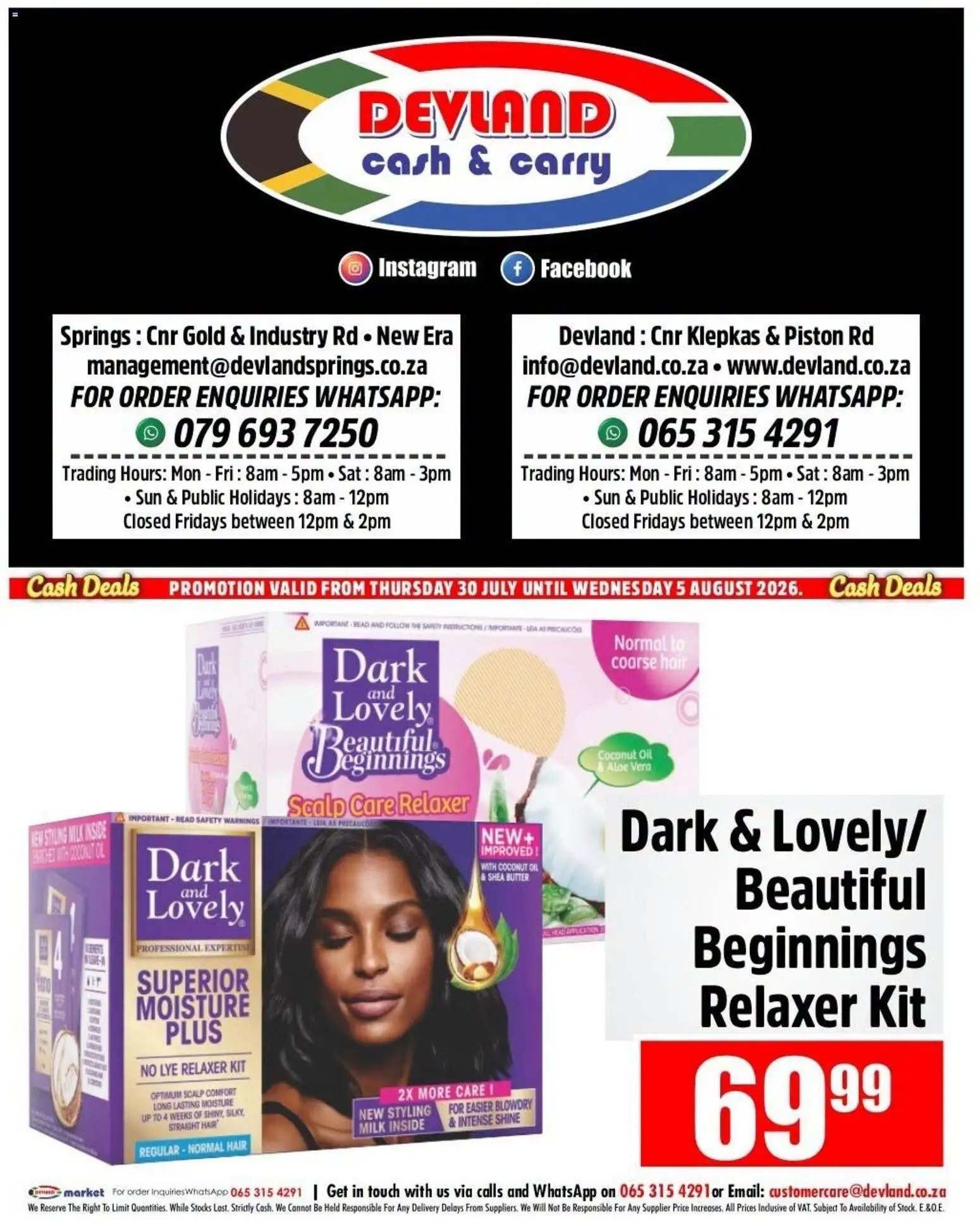 Devland Cash Deals