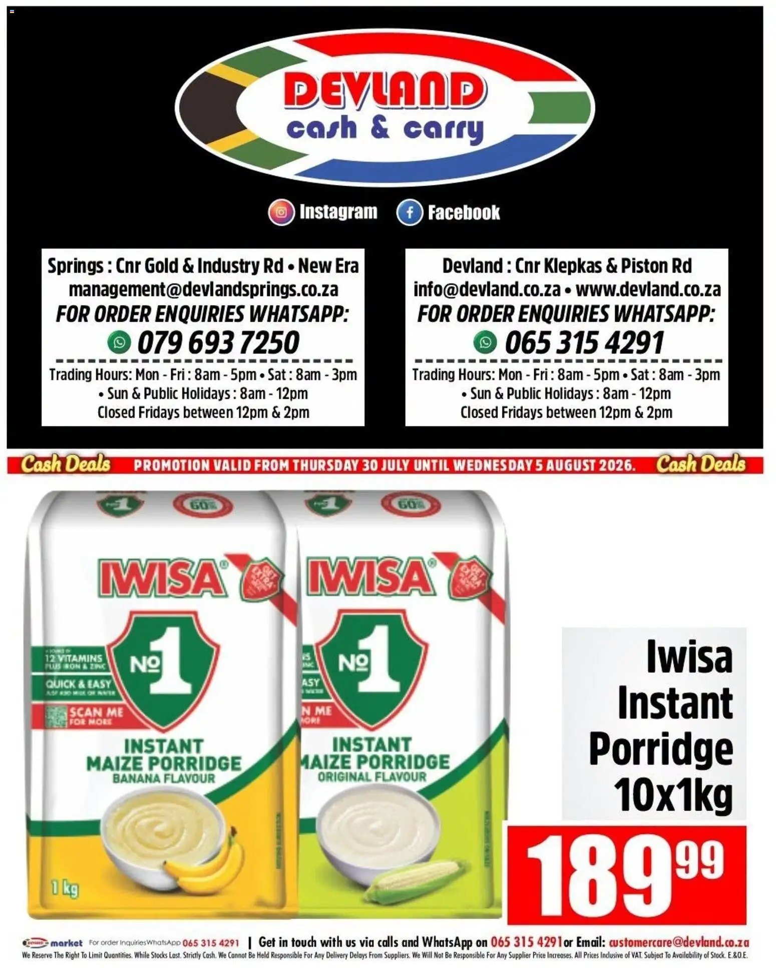 Devland Cash Deals