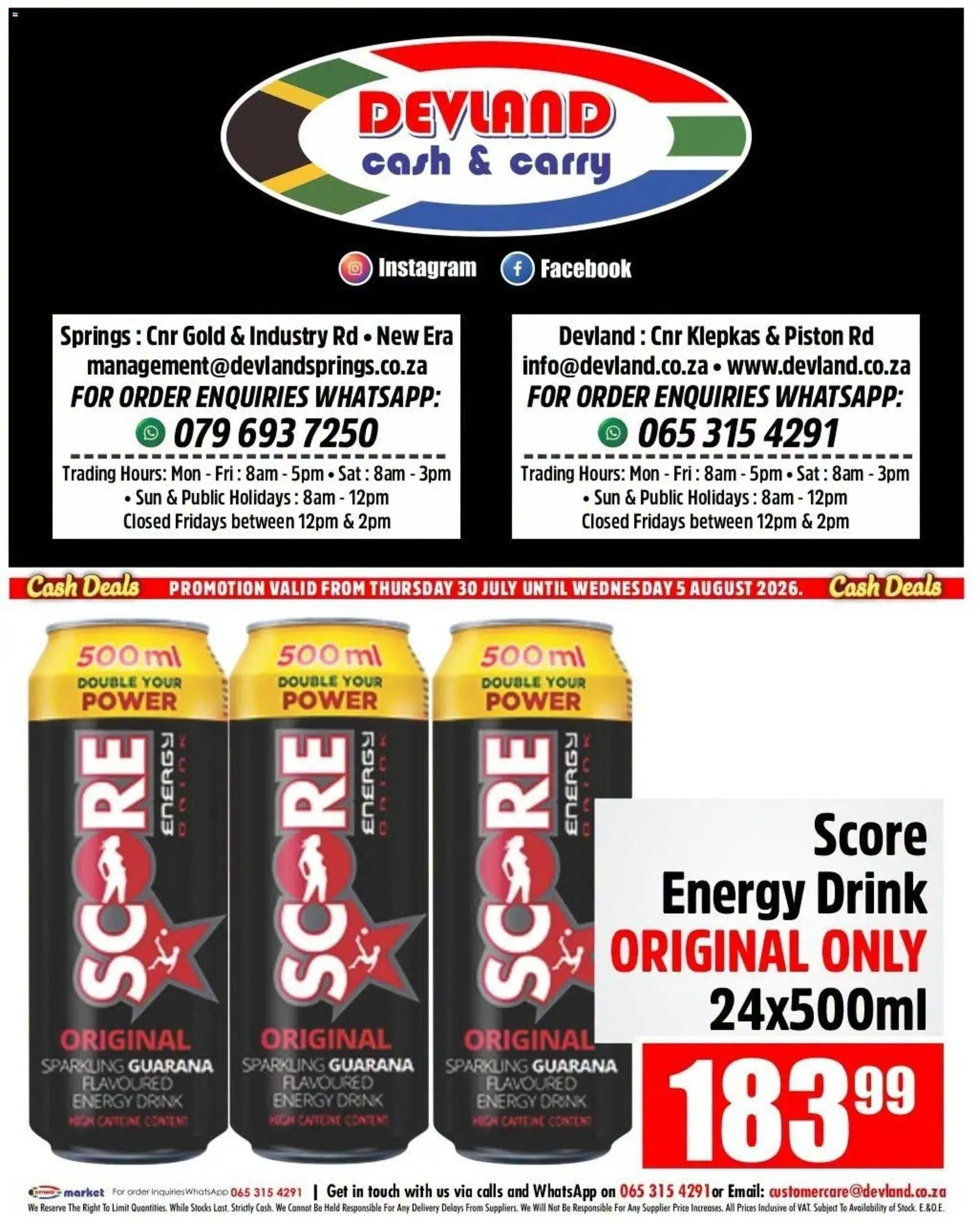 Devland Cash Deals