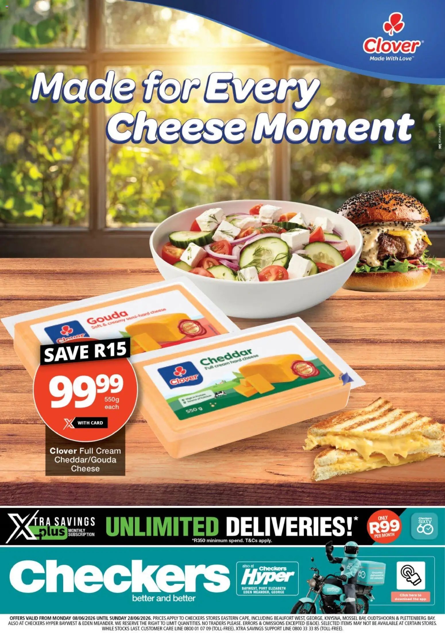 Checkers - Eastern Cape - Clover Cheese Promotion