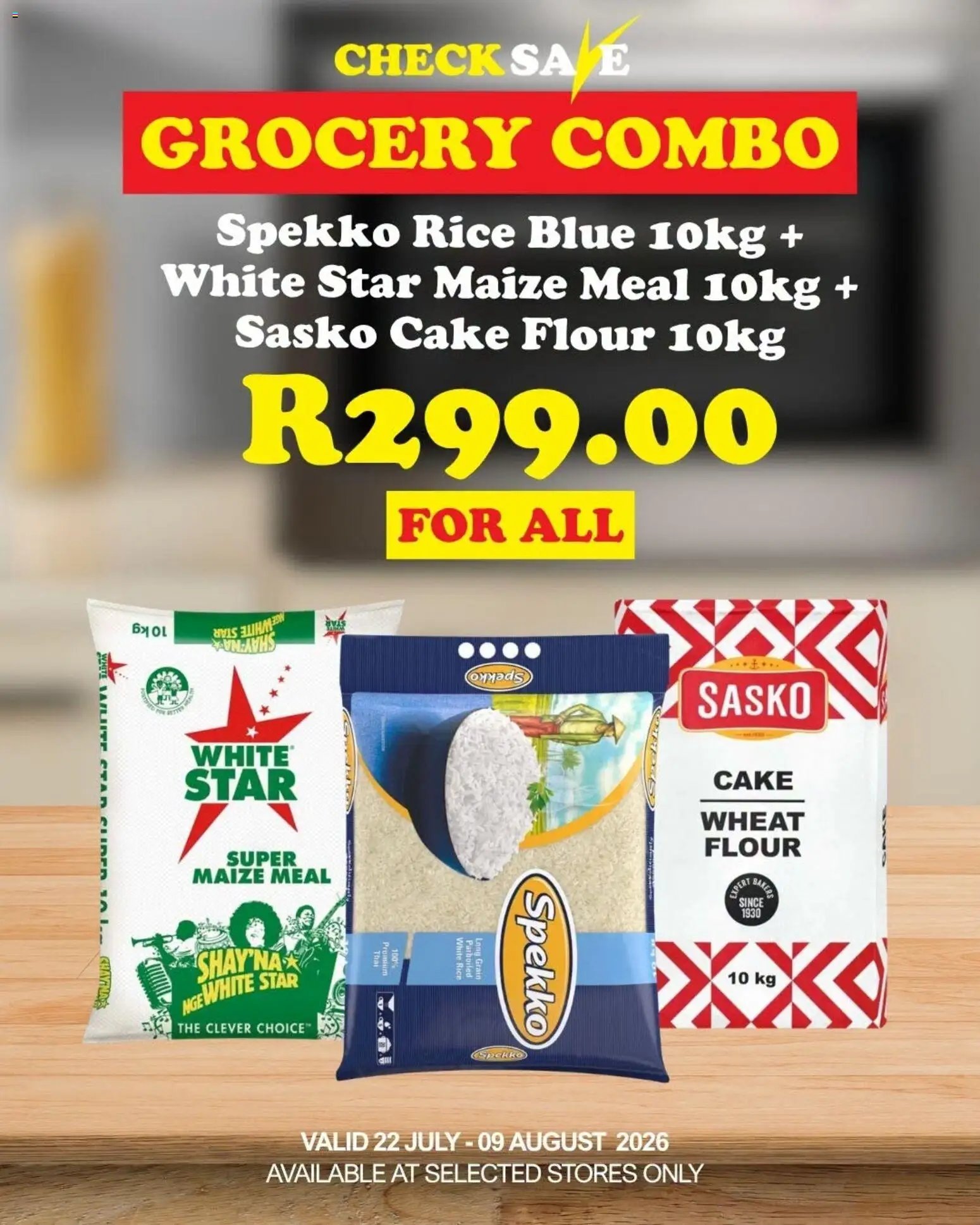 Check Save Grocery essentials