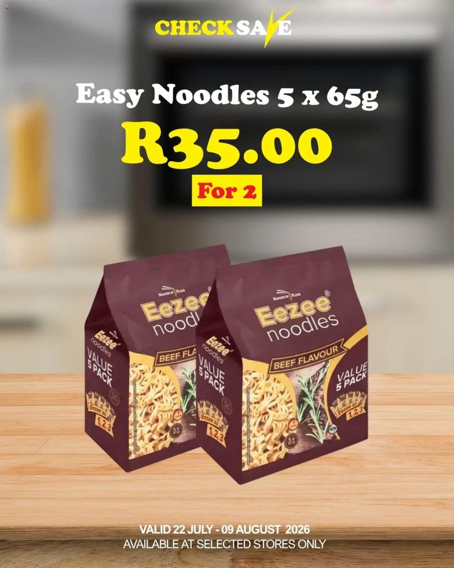 Check Save Grocery essentials