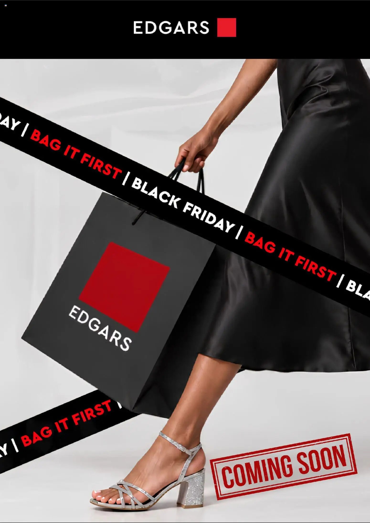 Edgars Black Friday notification