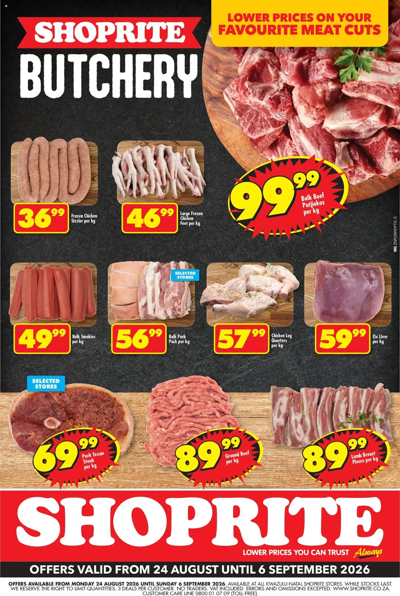 Shoprite - Low Price Butchery Meat Cuts
