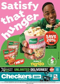 Checkers - Knorr Pasta Pot Promotion