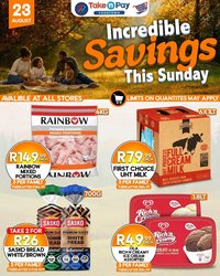 Take n Pay Sunday Specials