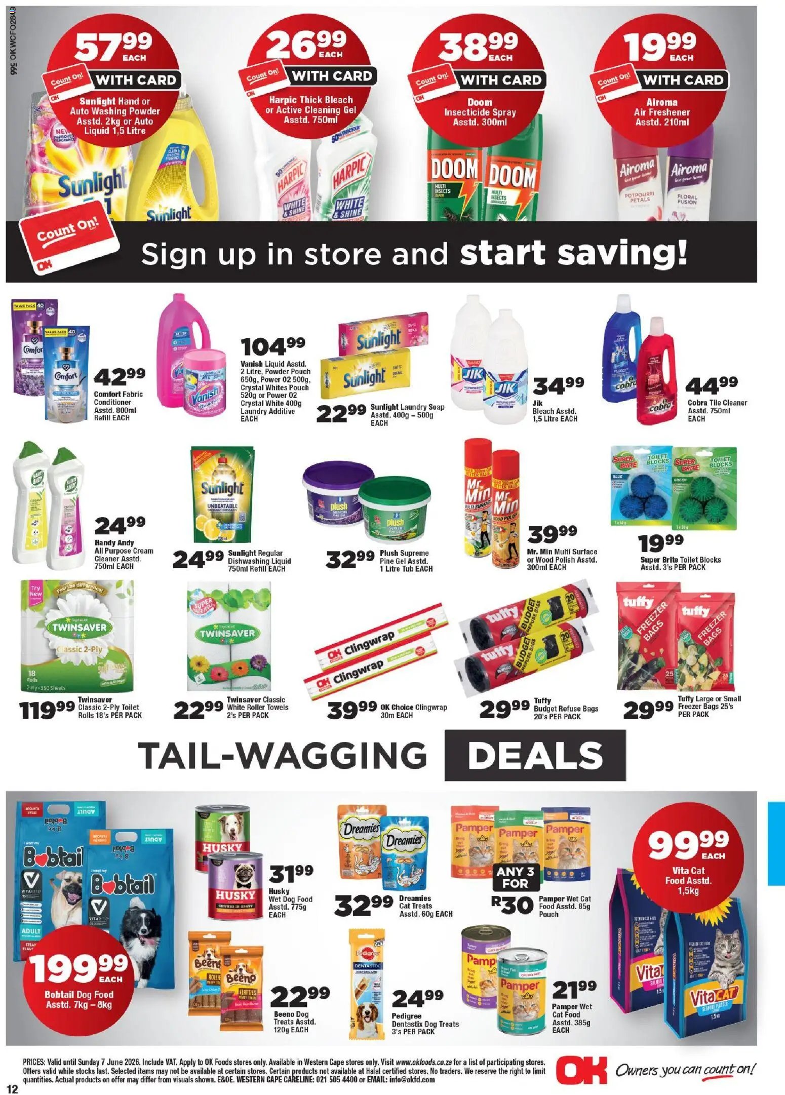 OK Foods - Western Cape - Specials