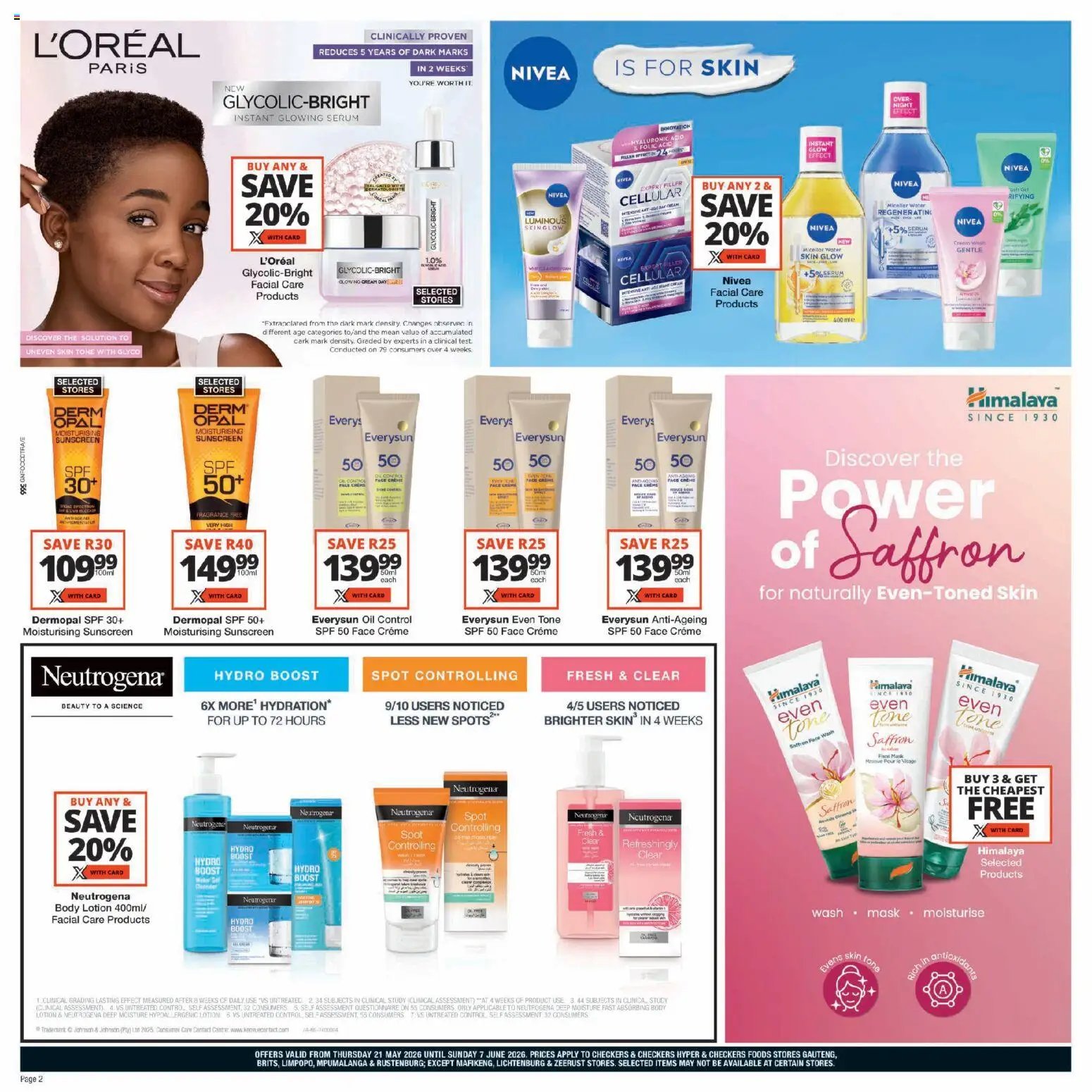 Checkers - Gauteng - Personal Care Promotion