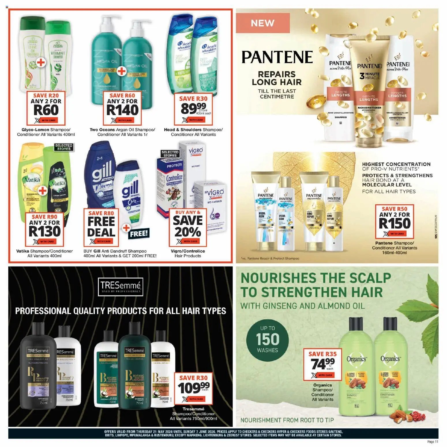 Checkers - Gauteng - Personal Care Promotion