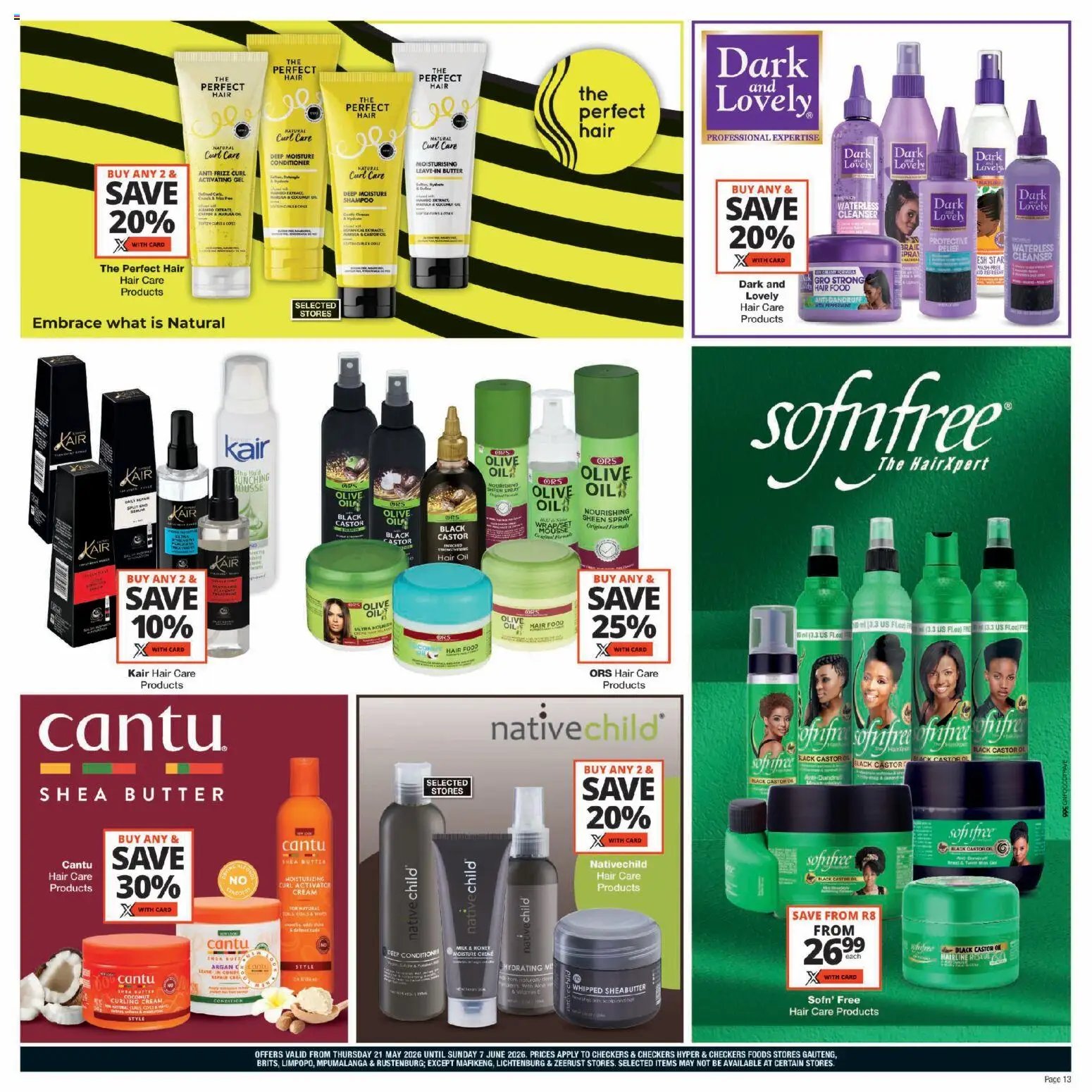 Checkers - Gauteng - Personal Care Promotion