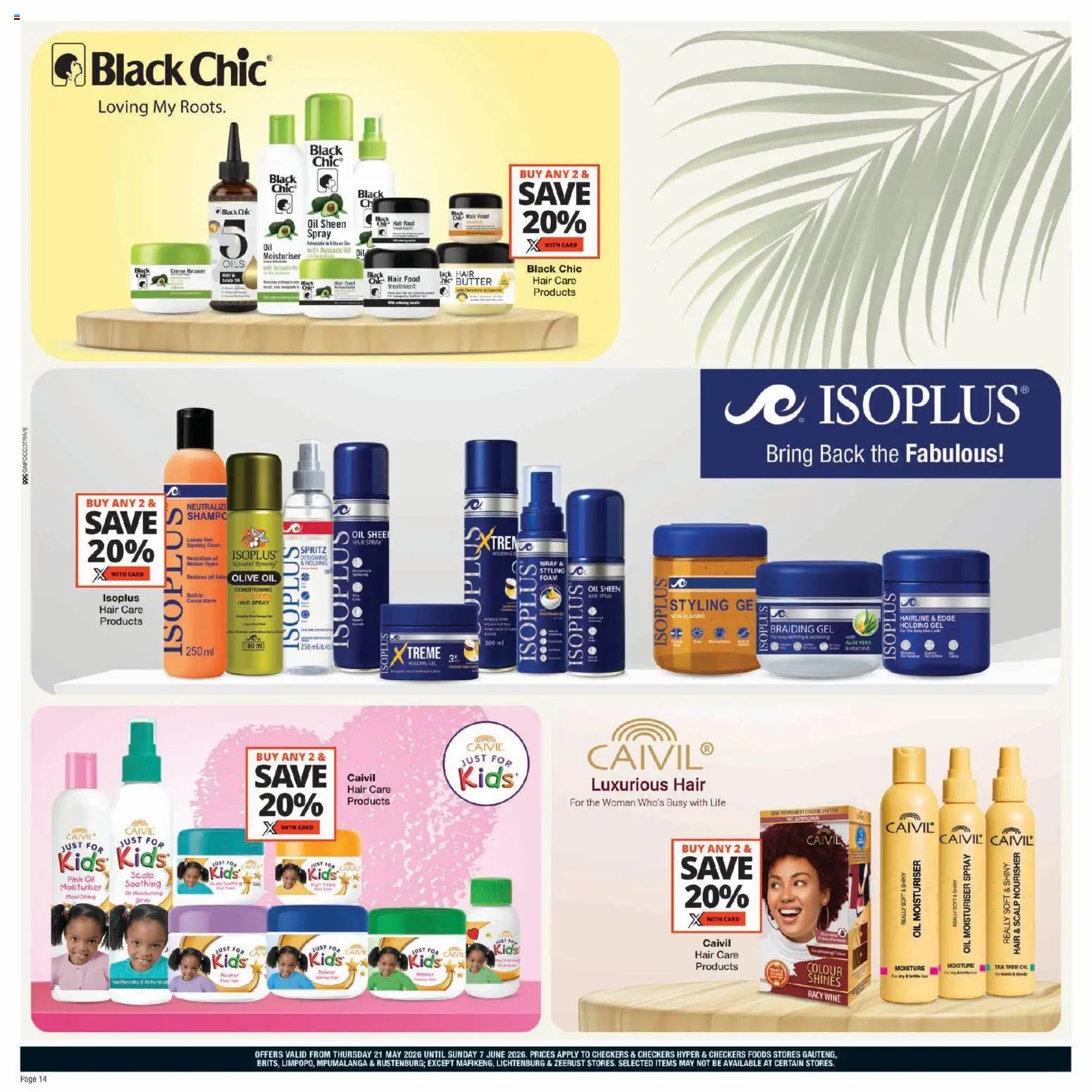 Checkers - Gauteng - Personal Care Promotion