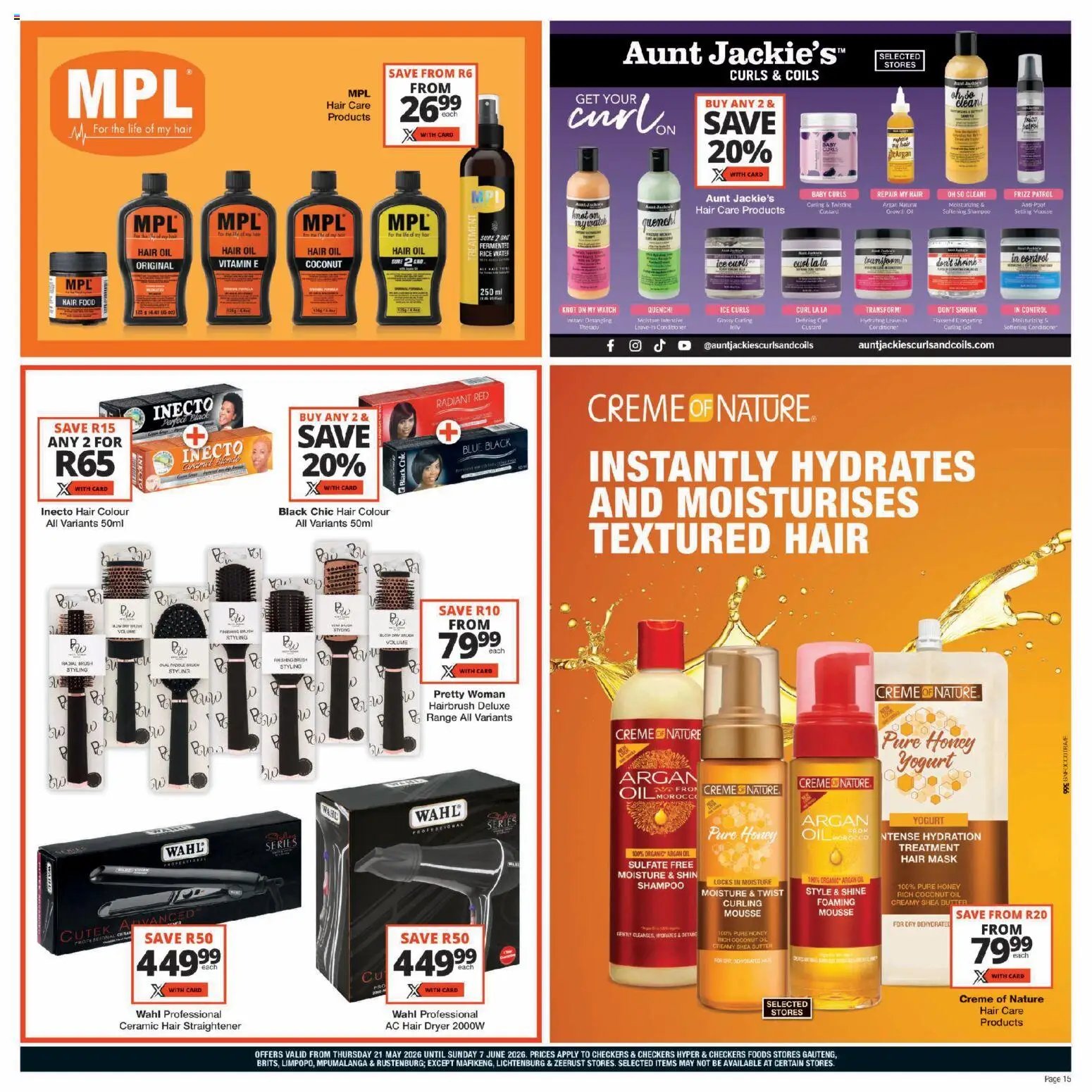 Checkers - Gauteng - Personal Care Promotion