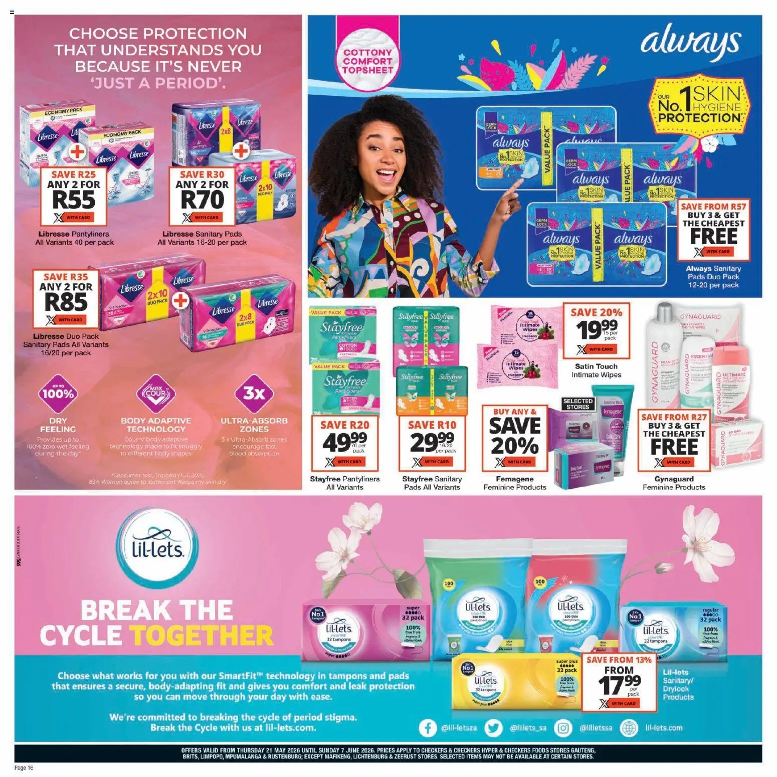 Checkers - Gauteng - Personal Care Promotion