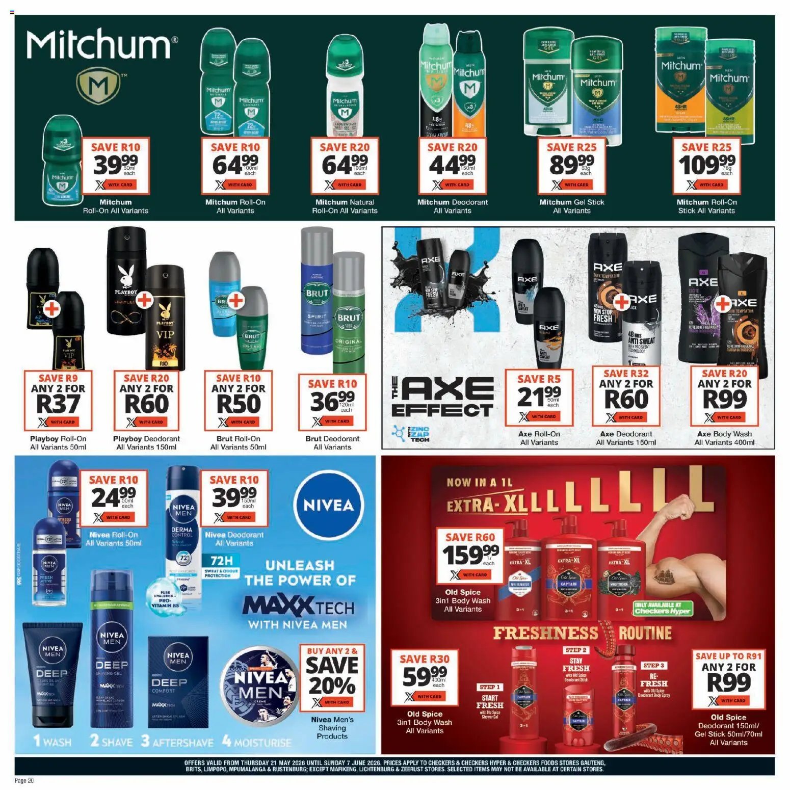 Checkers - Gauteng - Personal Care Promotion