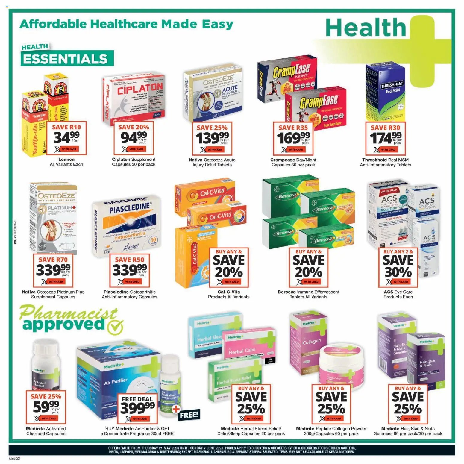 Checkers - Gauteng - Personal Care Promotion