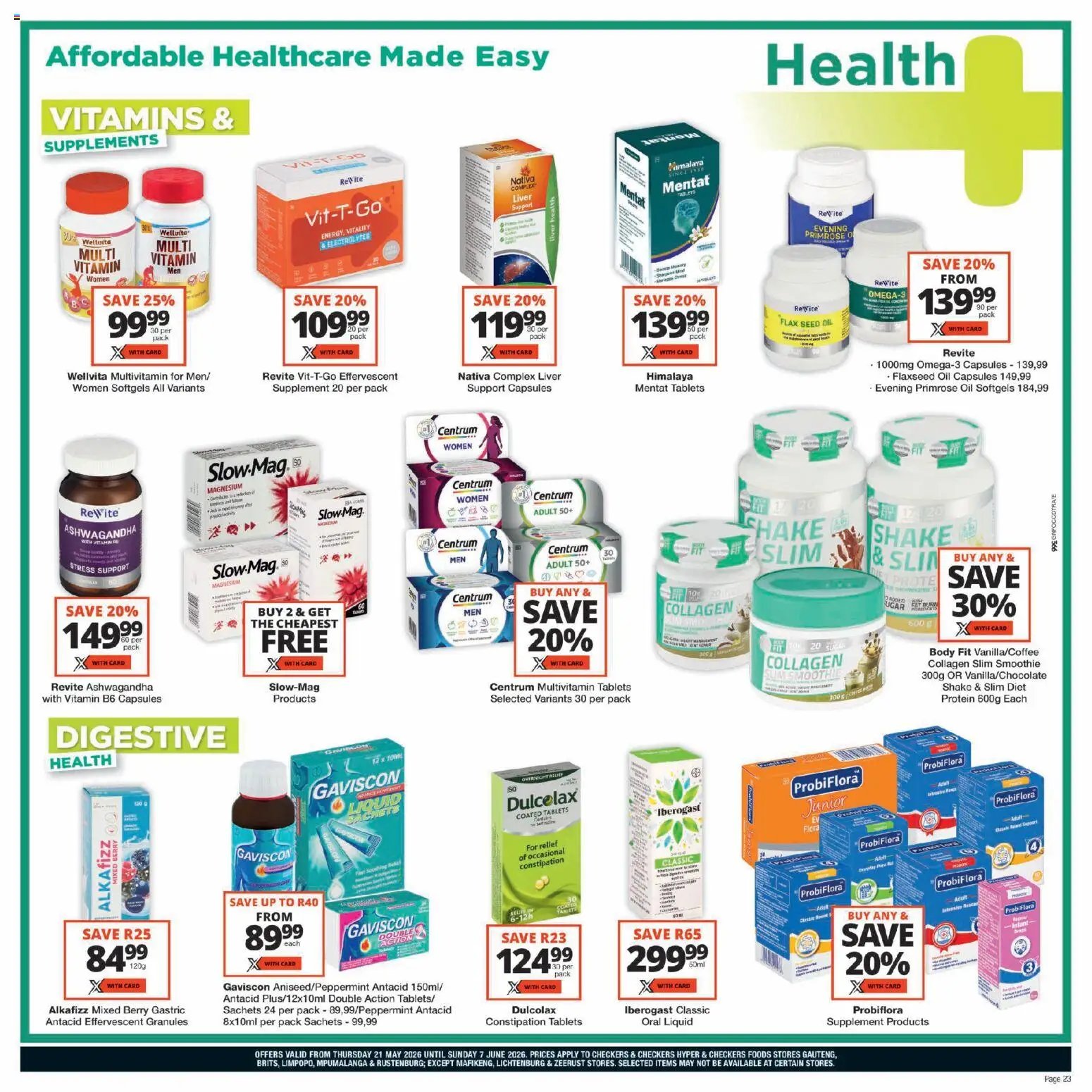 Checkers - Gauteng - Personal Care Promotion