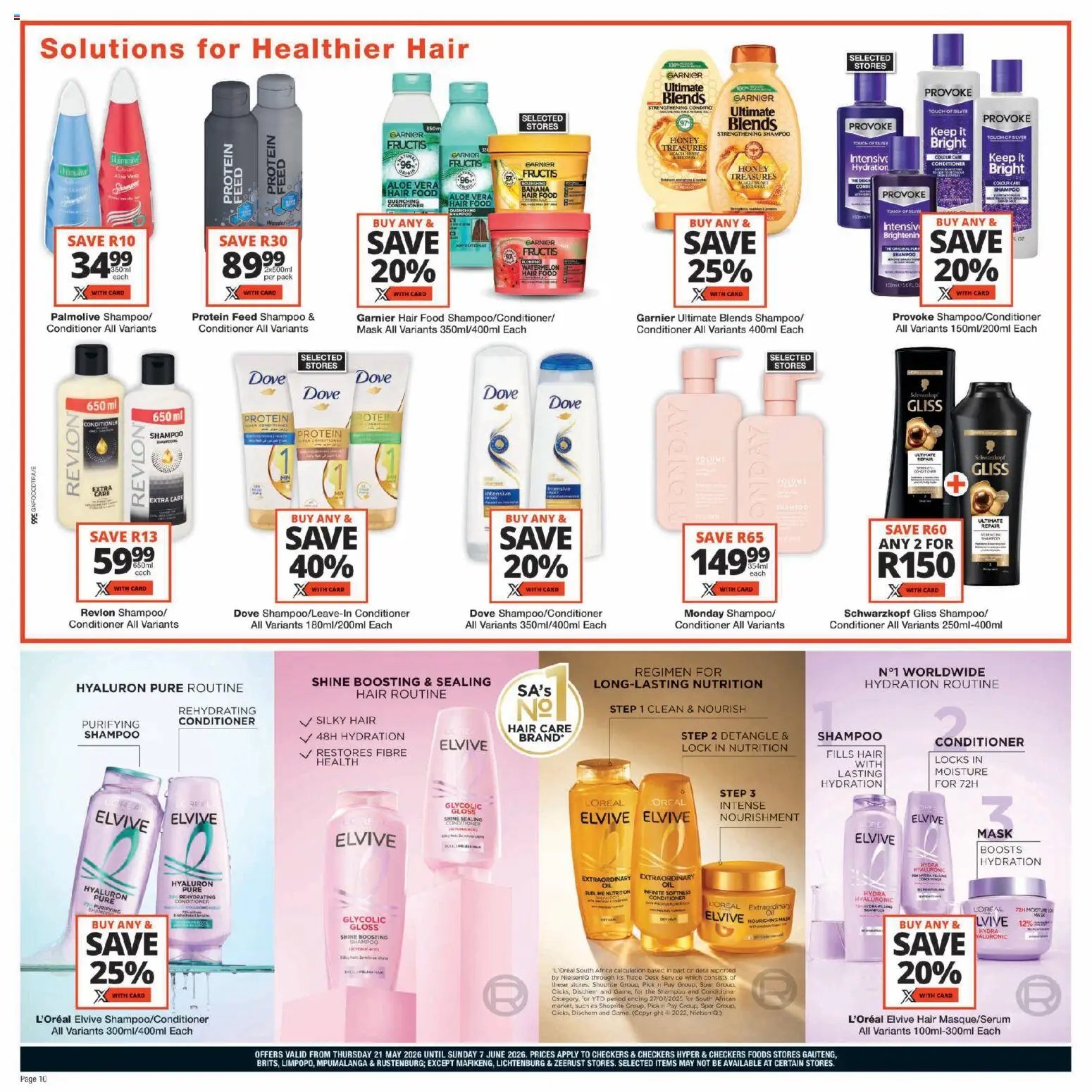 Checkers - Gauteng - Personal Care Promotion