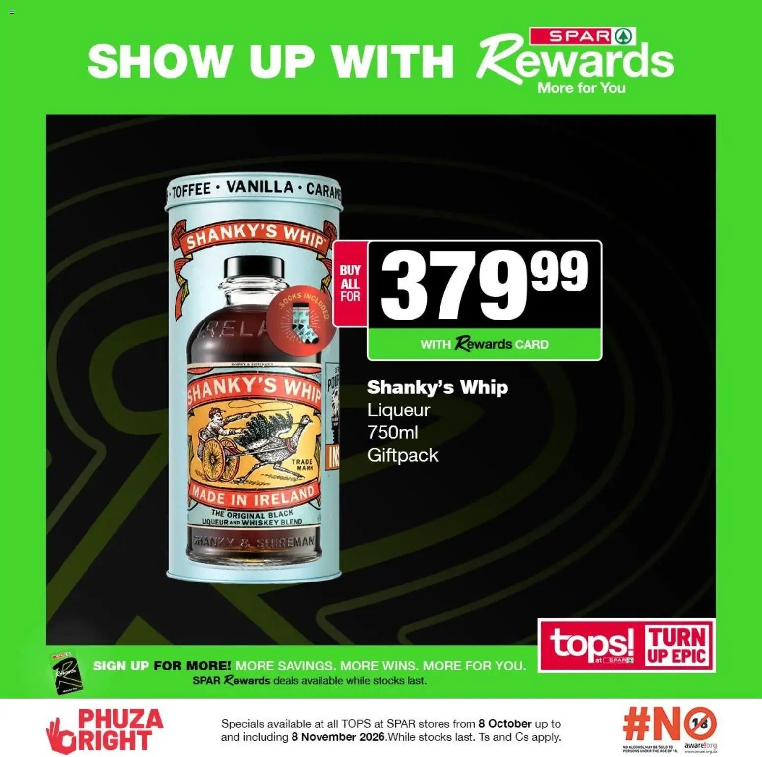 Tops at Spar Specials