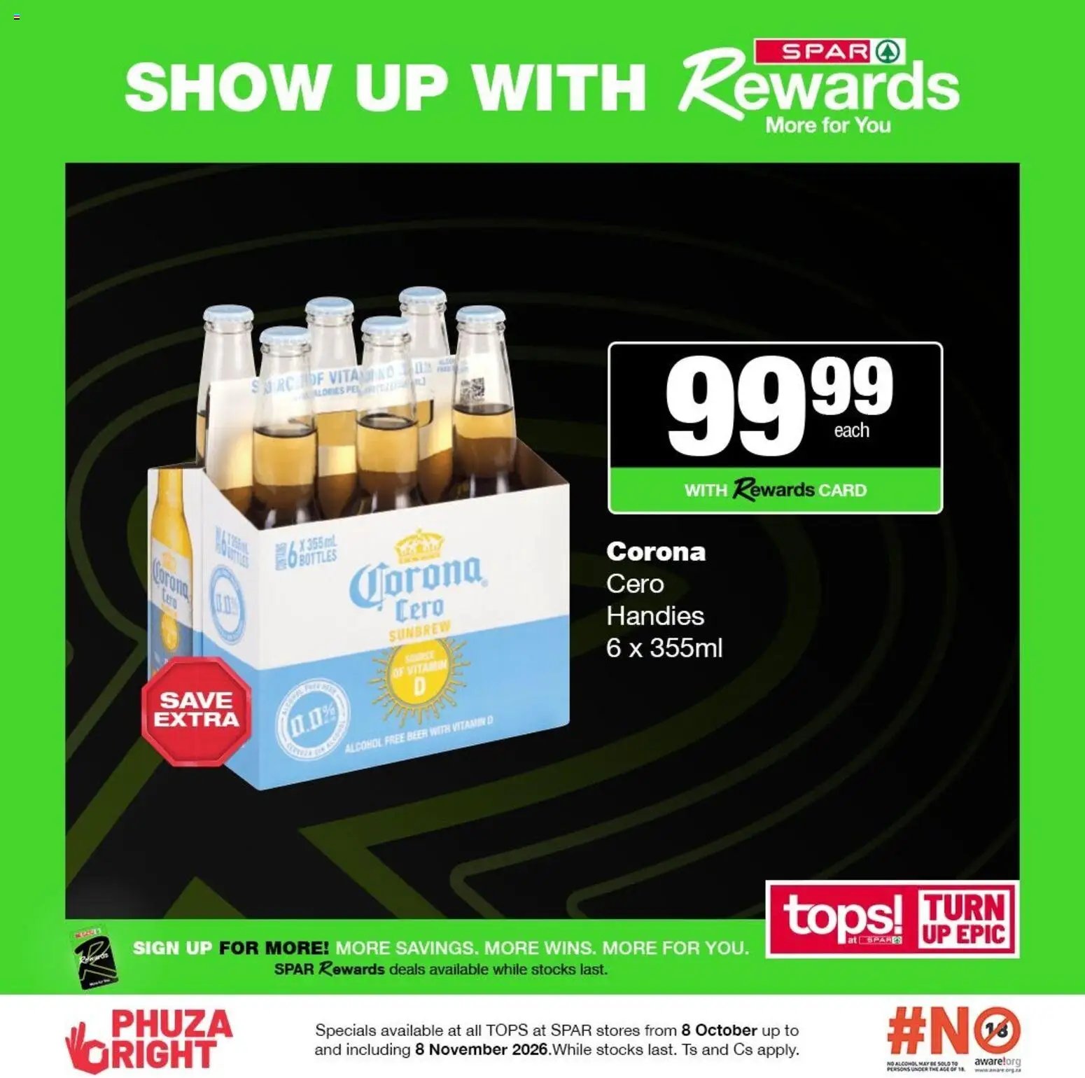 Tops at Spar Specials