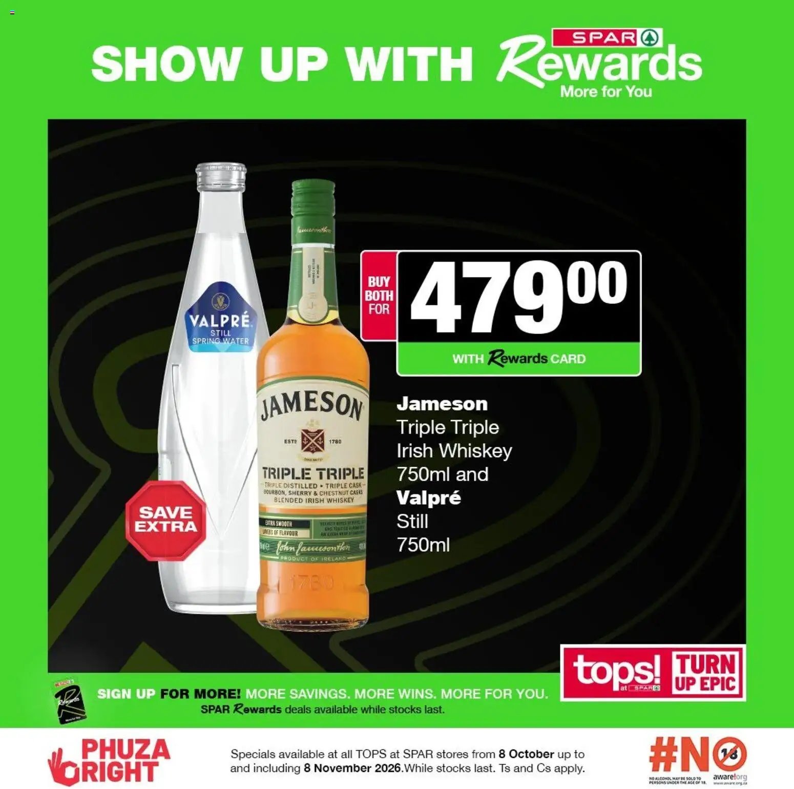 Tops at Spar Specials