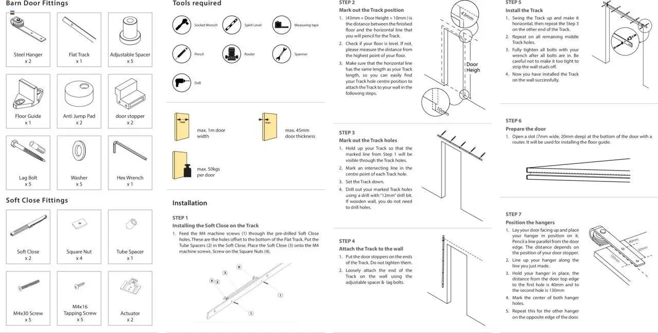 Gelmar - Barn Door System