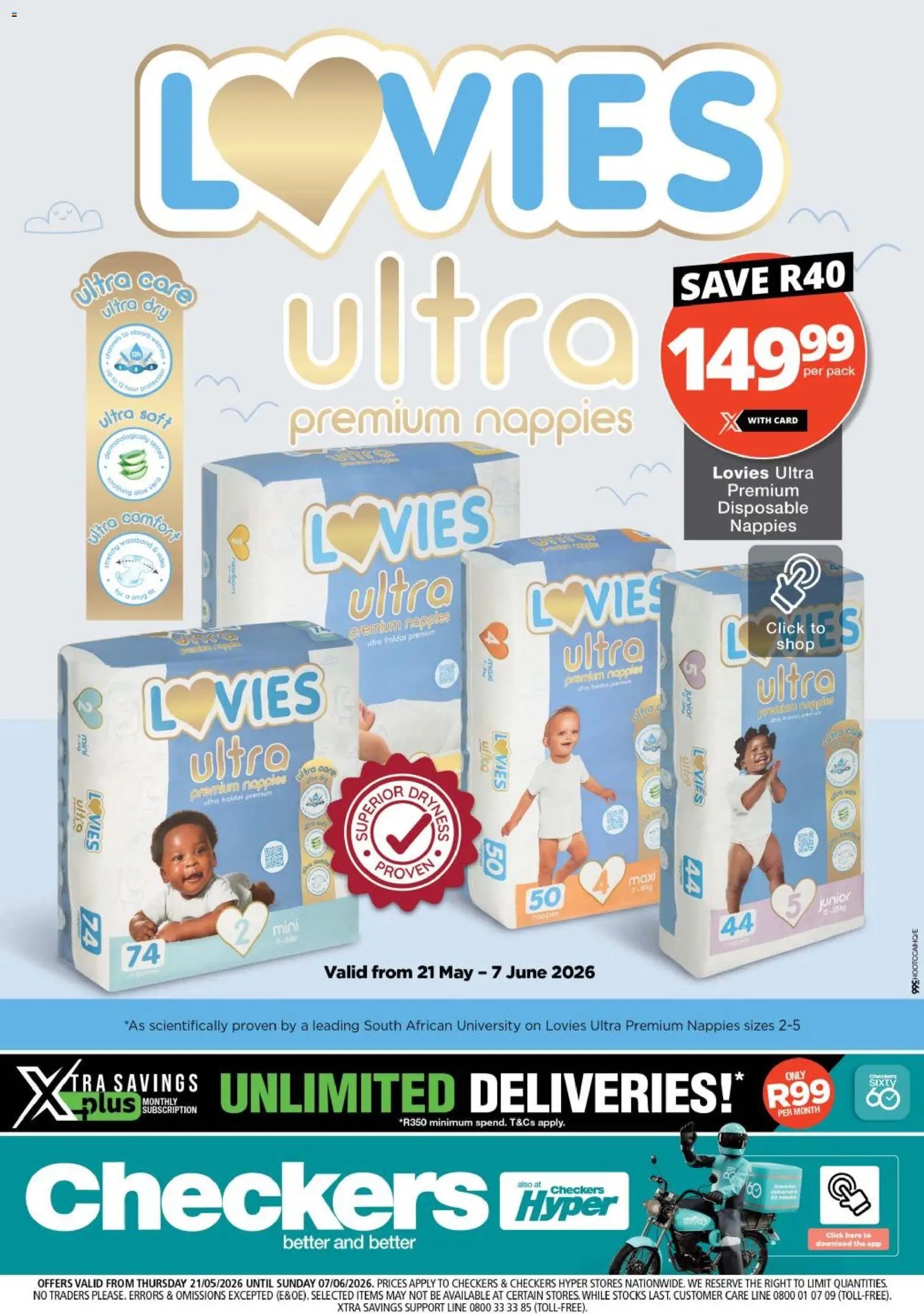Checkers Lovies Promotion