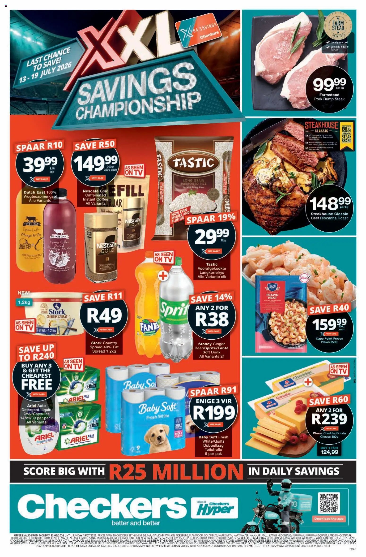 Checkers - Northern Cape - XXL Savings Promotion Week