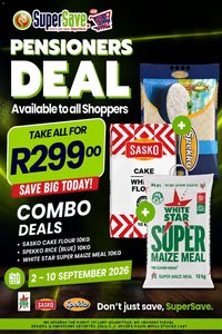 Super Save Pensioners deal