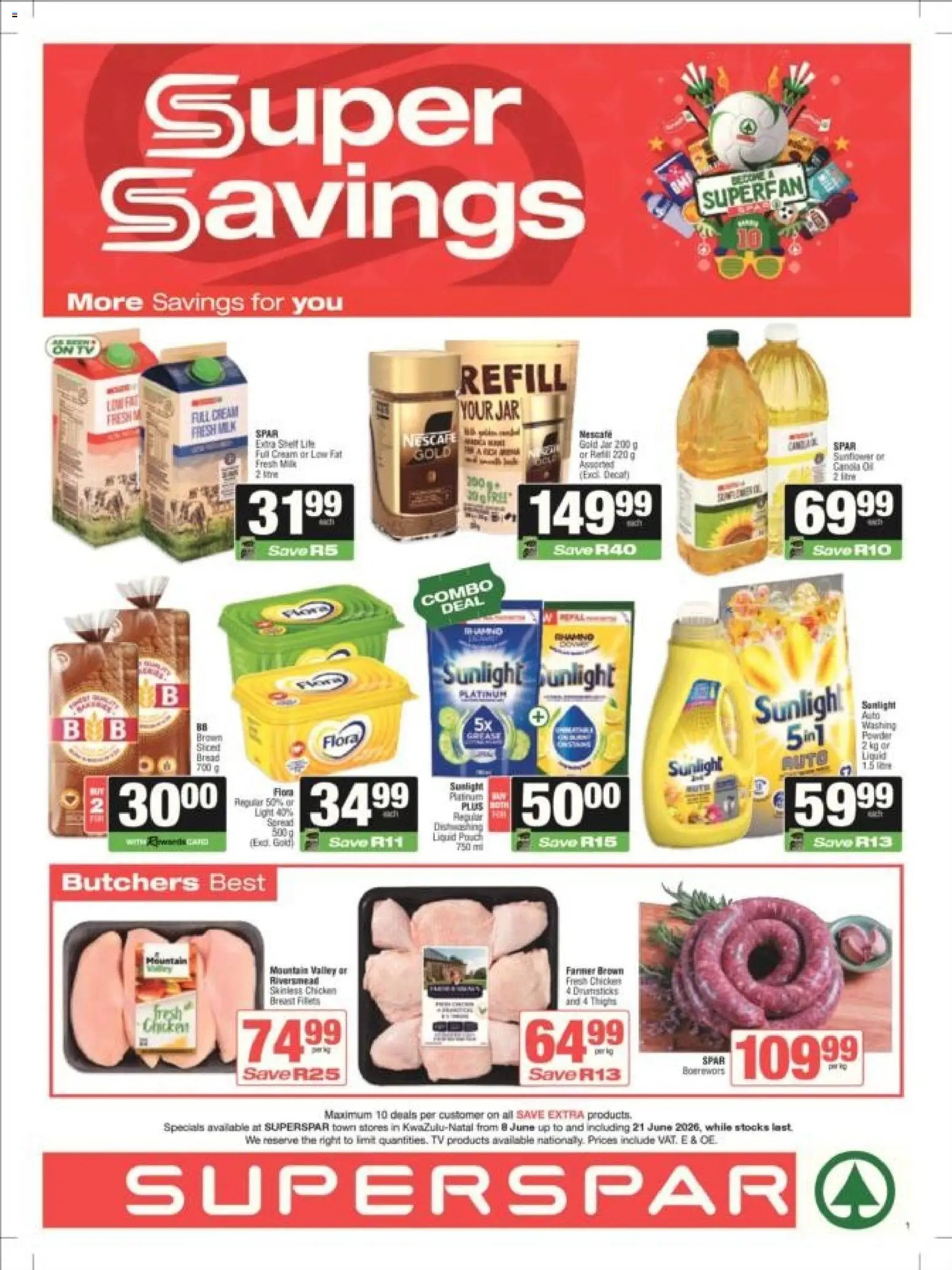 Superspar - Kwazulu-Natal - Weekly Specials