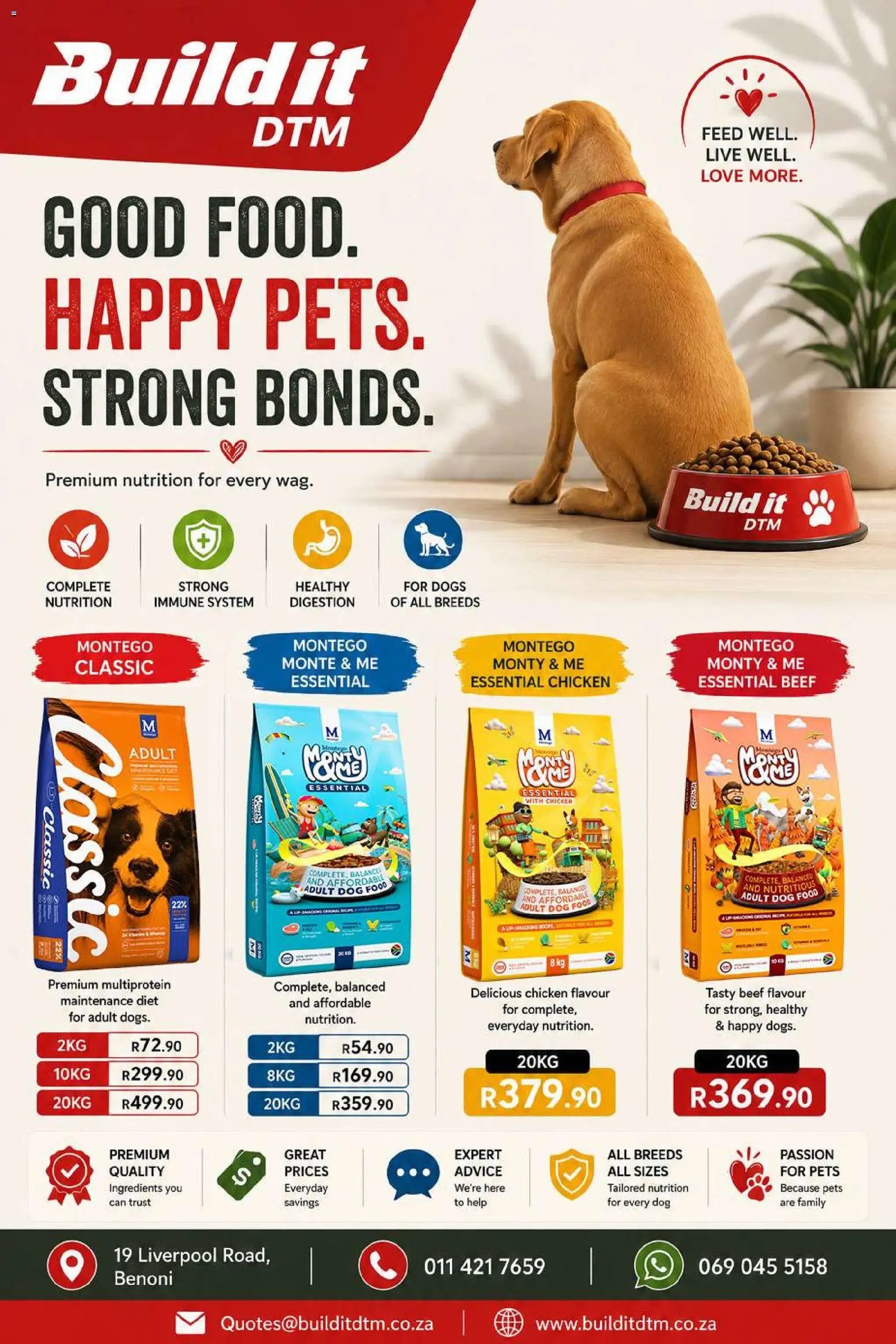 Build It Gauteng - Good food. Happy pets.