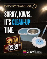 Crazy Plastics Match-day essentials