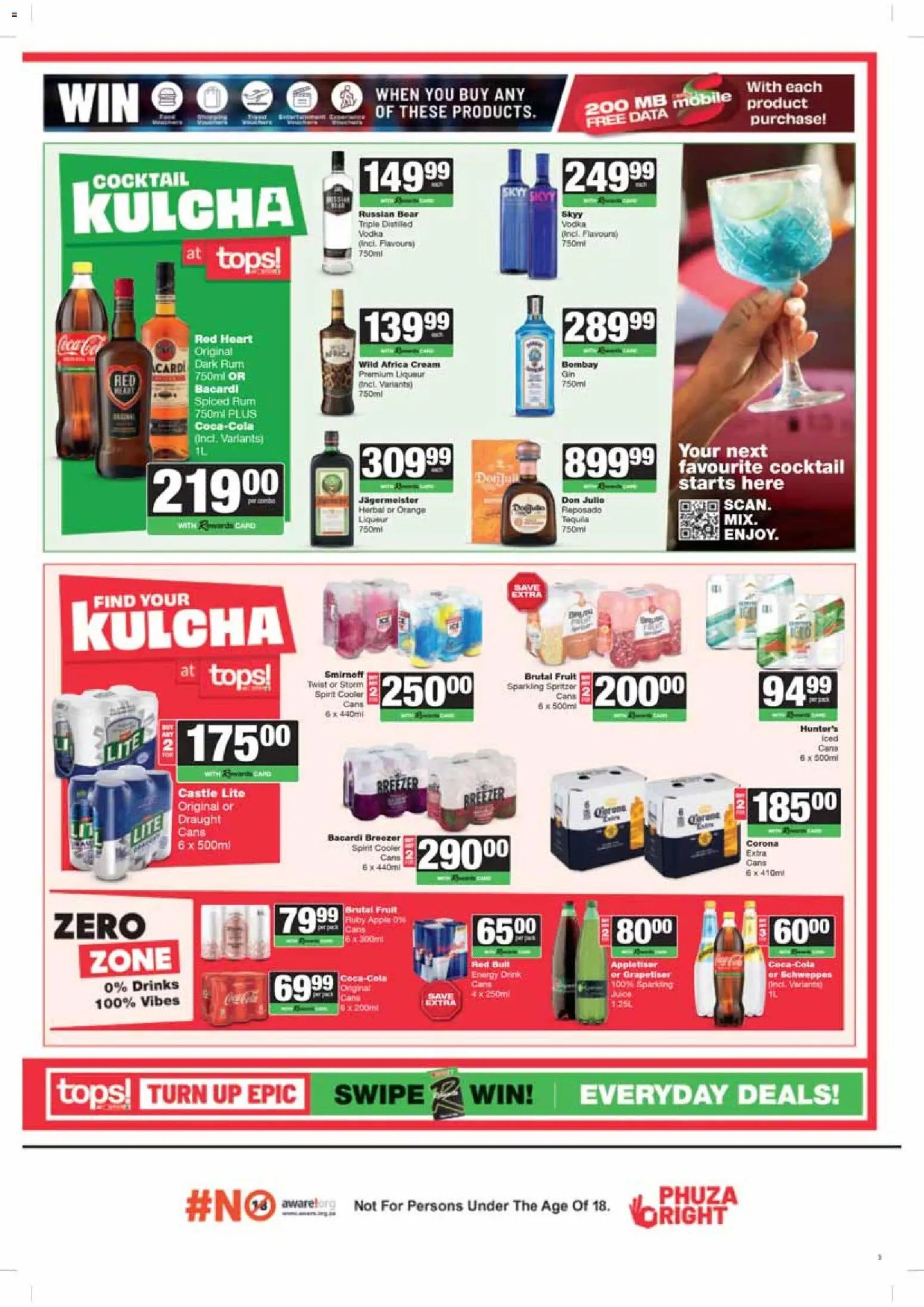 Tops at Spar Specials Turn Up Epic