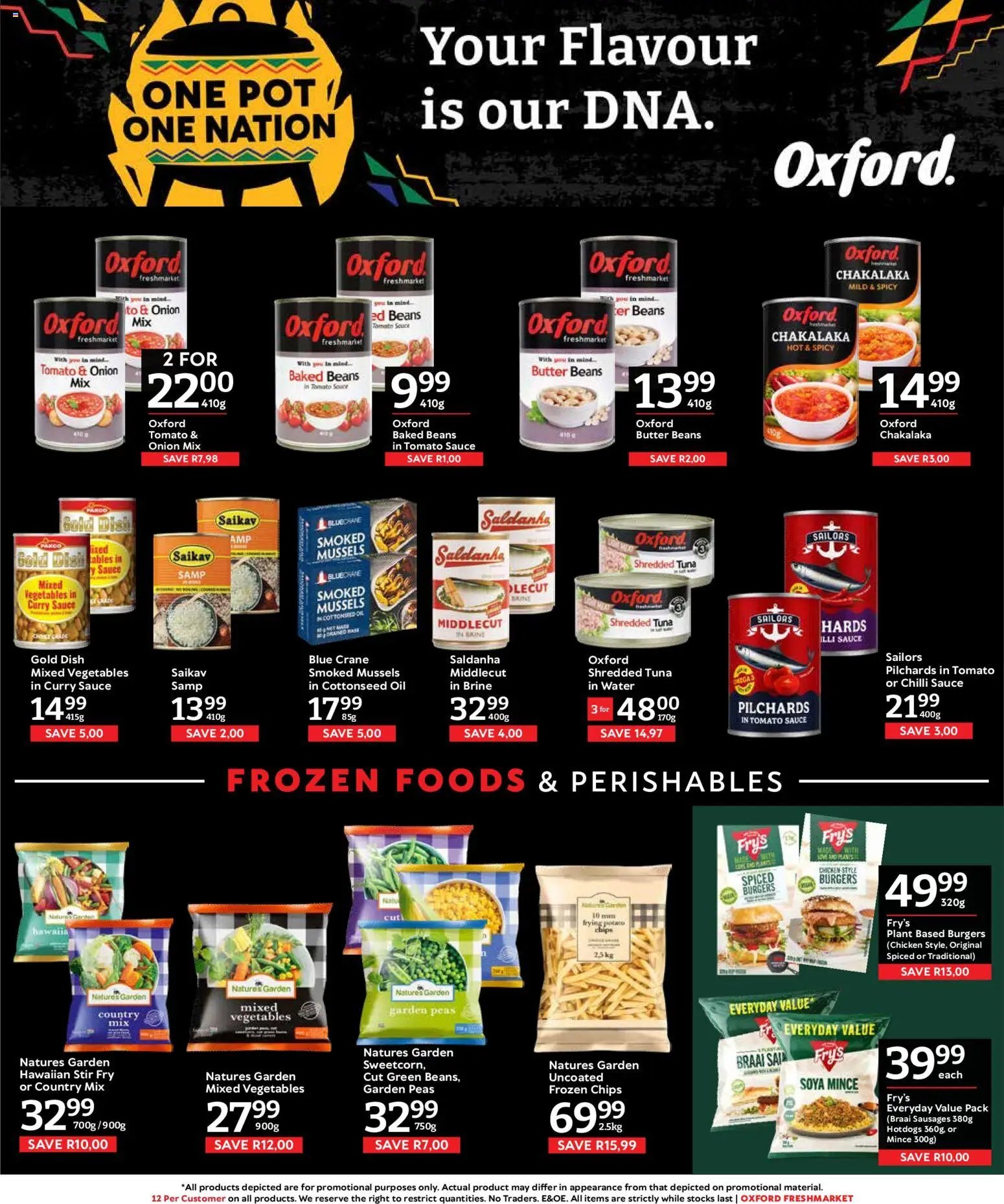 Oxford Freshmarket Specials