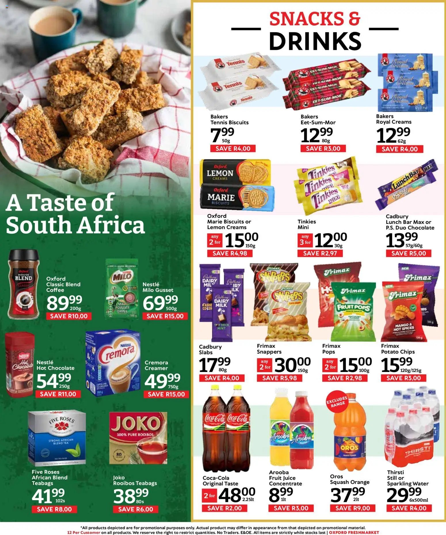 Oxford Freshmarket Specials