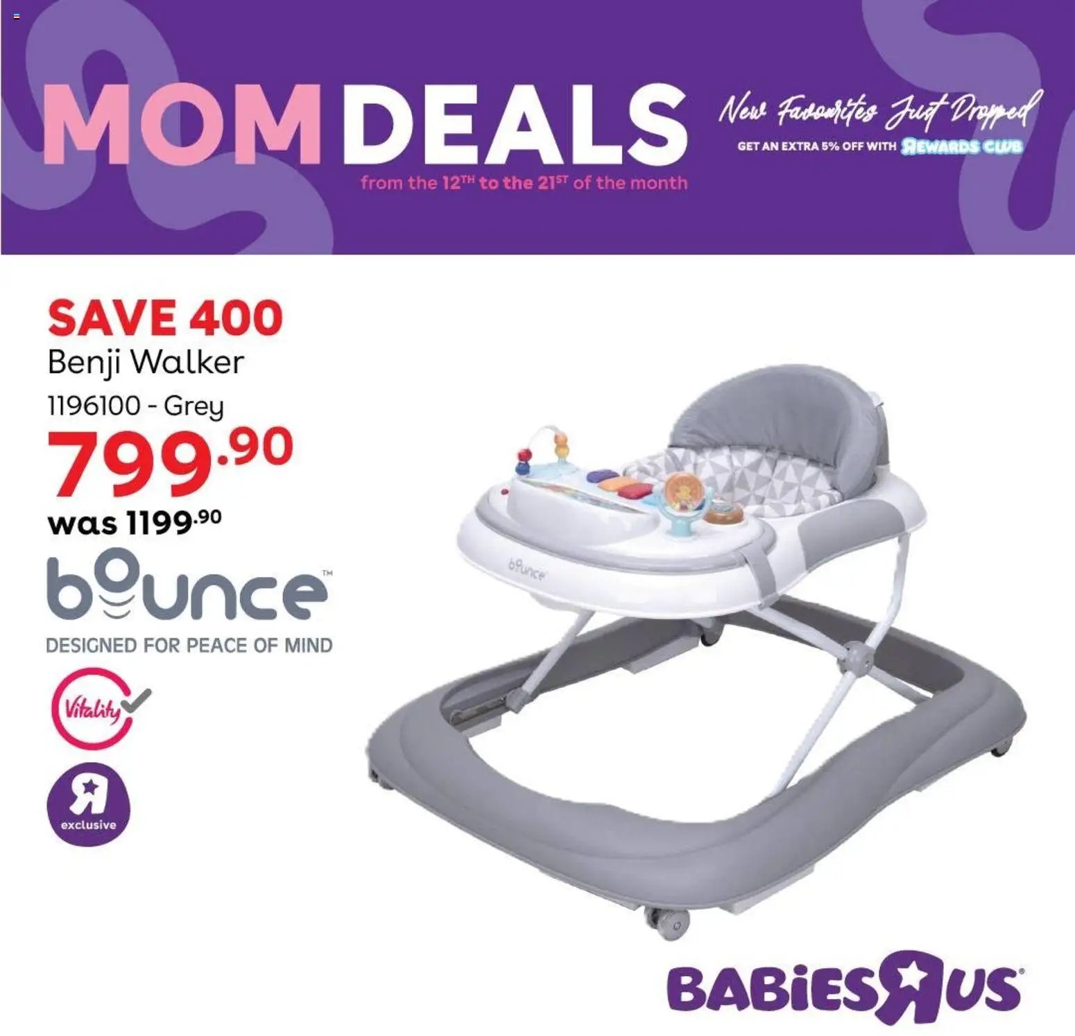 Babies R Us Mom Deals