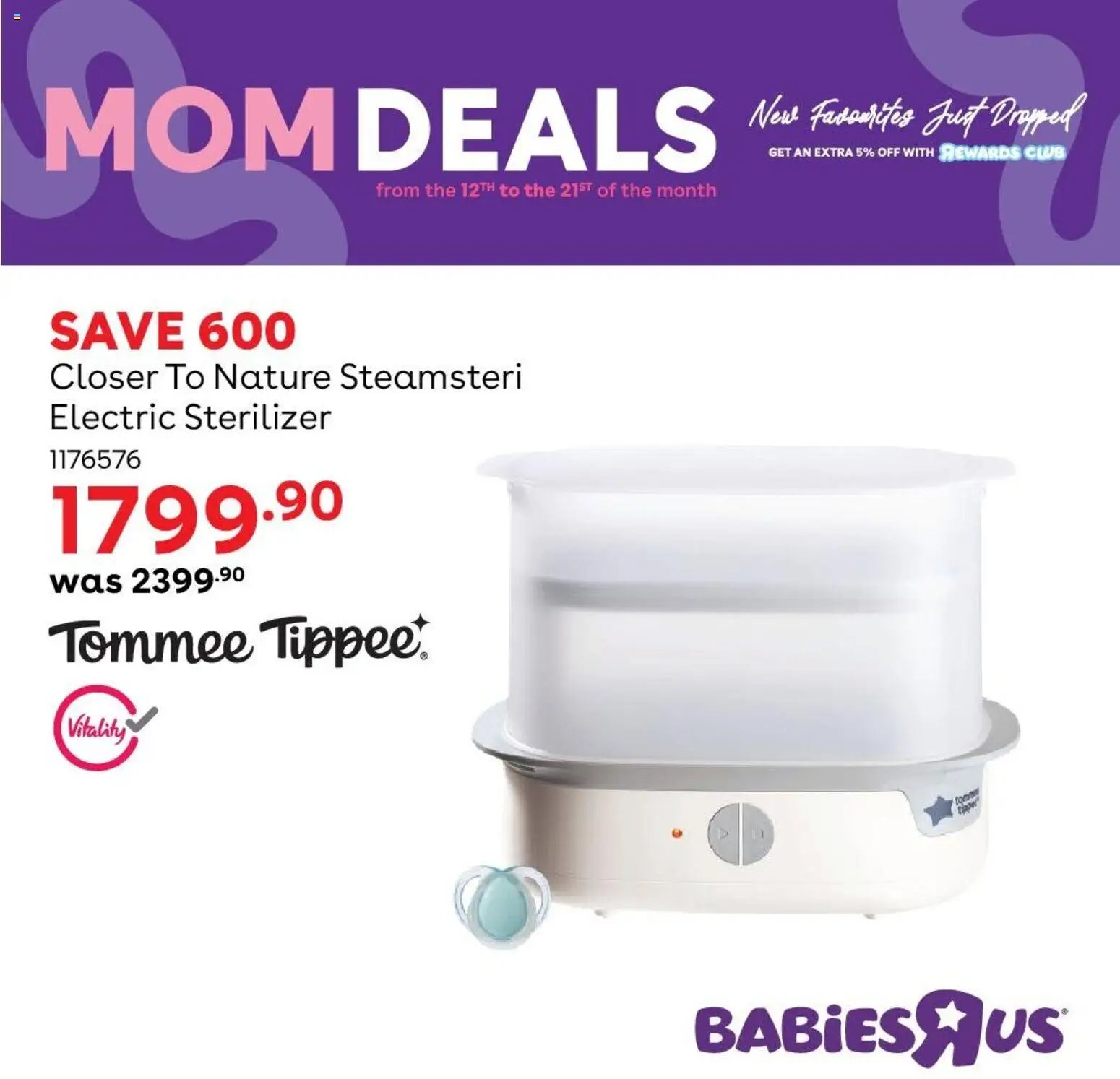 Babies R Us Mom Deals