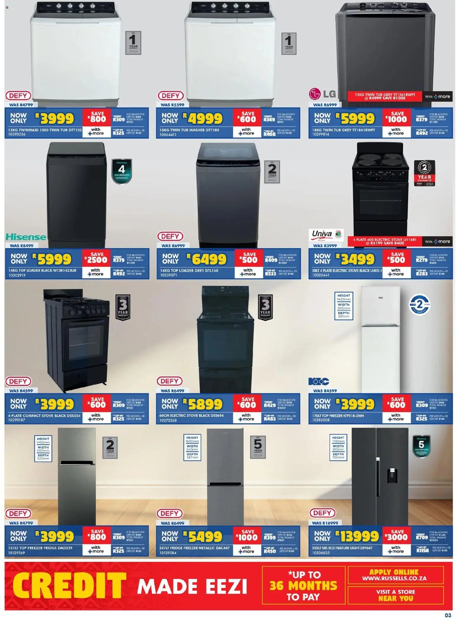 Russells Specials (2026-02-19 - 2026-03-16) | 3