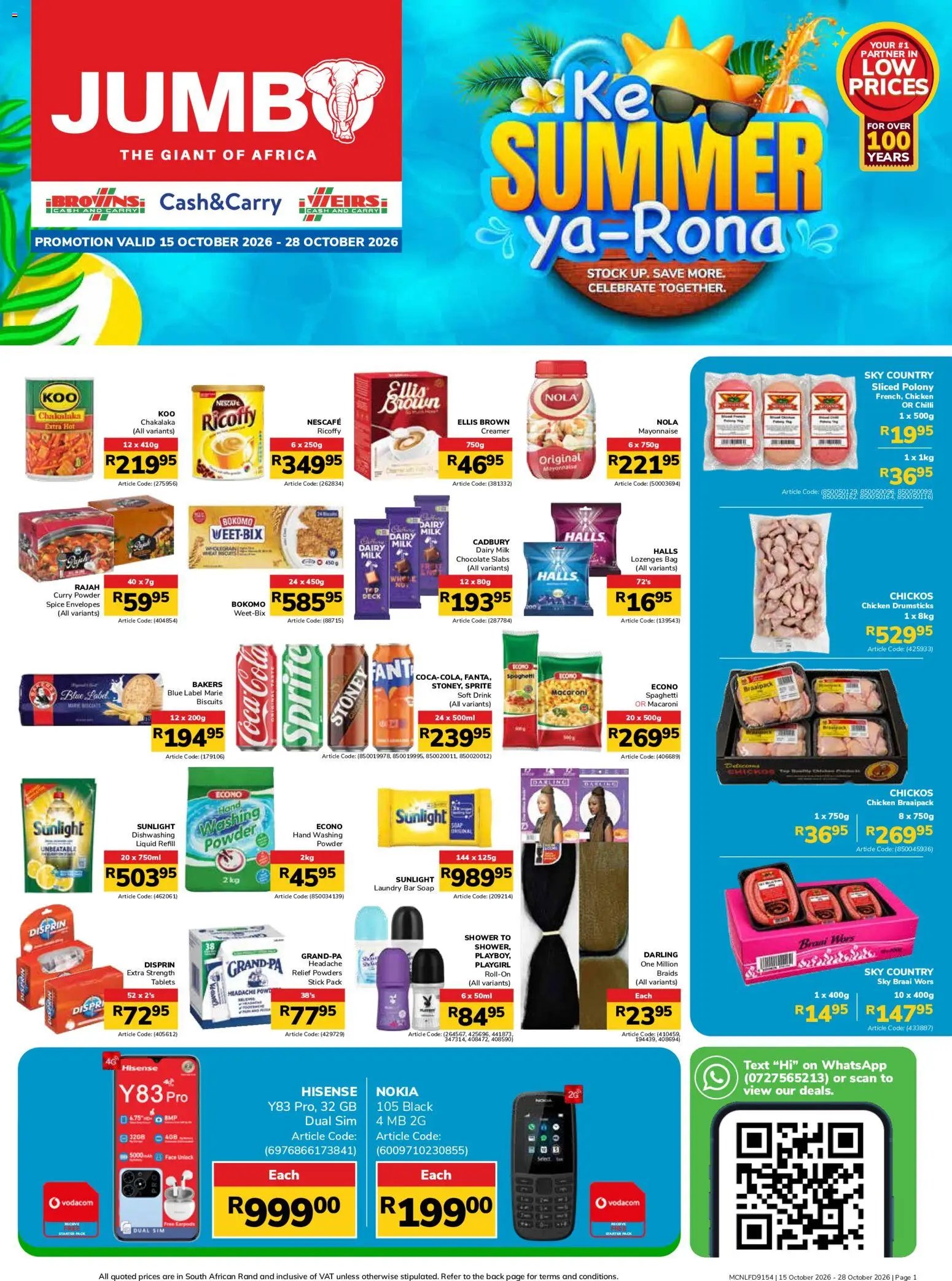 Jumbo Specials
