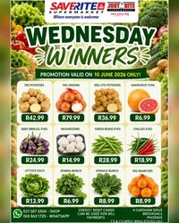 Saverite Wednesday Winners